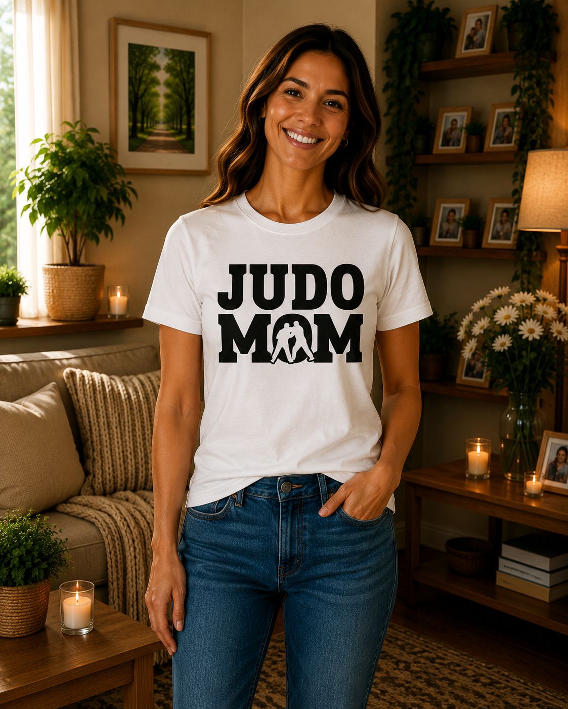 Judo Mom T-Shirt - Stoere Judo T-Shirt - Leuk Cadeau voor Sportmama