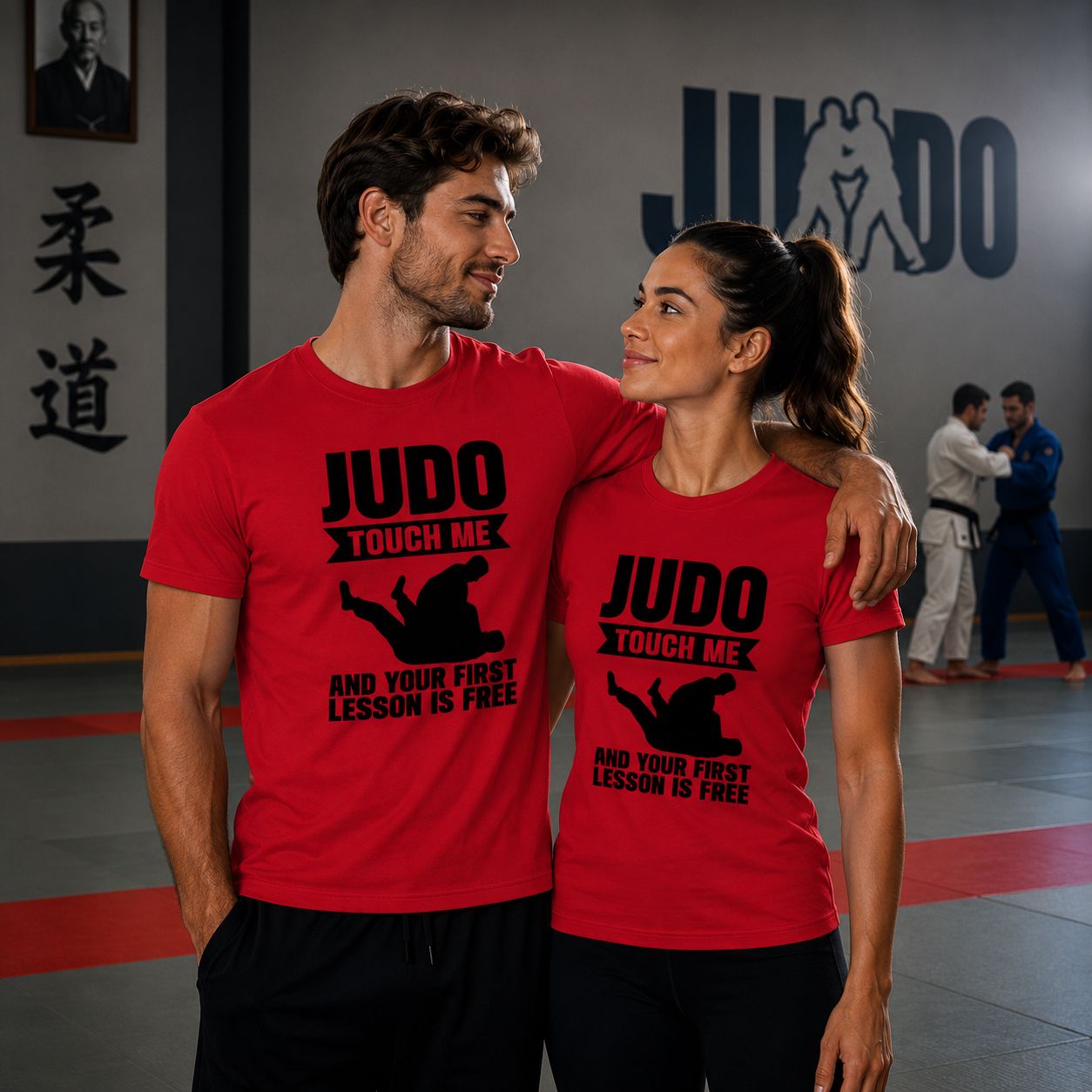 Judo Touch Me And Your First Lesson Is Free T-Shirt - Stoere Judo T-Shirt - Leuk Cadeau voor Judo Liefhebbers