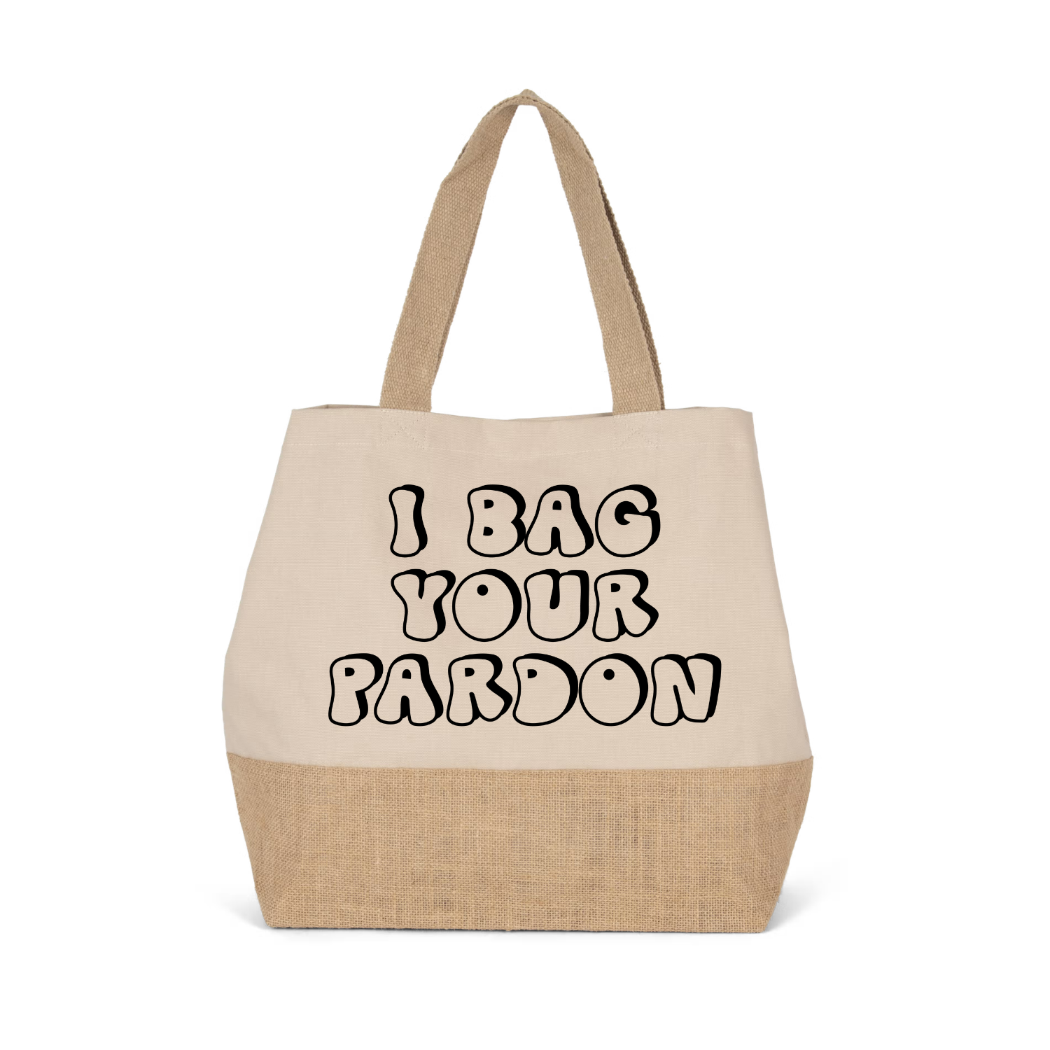 I BAG YOUR PARDON (verschillende kleuren)