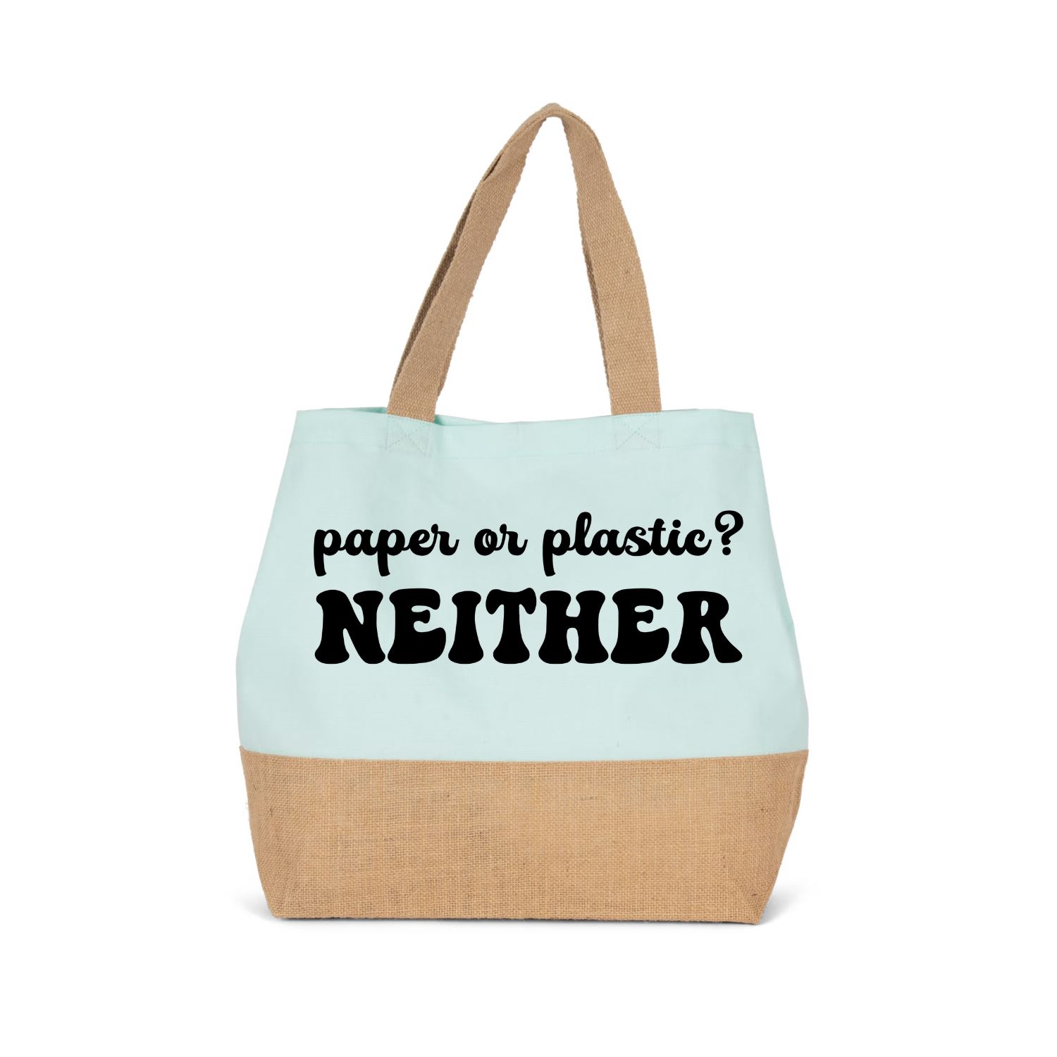 PAPER OR PLASTIC? NEITHER (verschillende kleuren)
