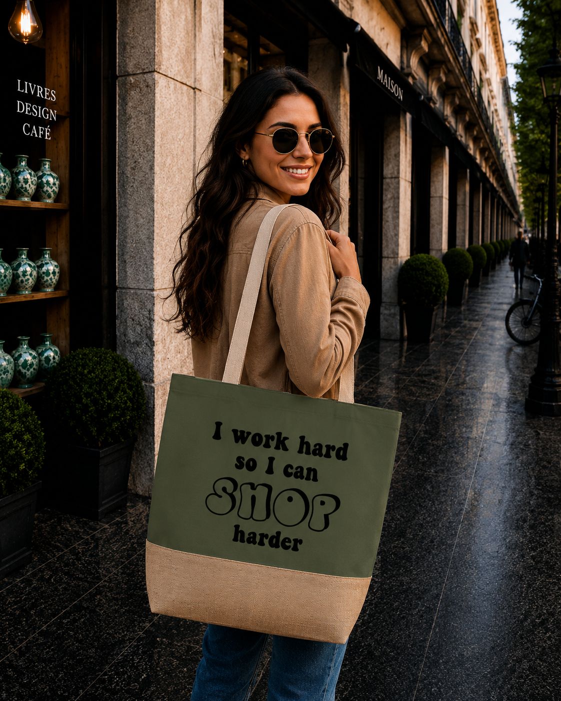Strandtas “Shopping Is An Art And I’m An Artist, Respect Please” – Grappige Shopper voor Shopaholics &amp; Fashion Lovers