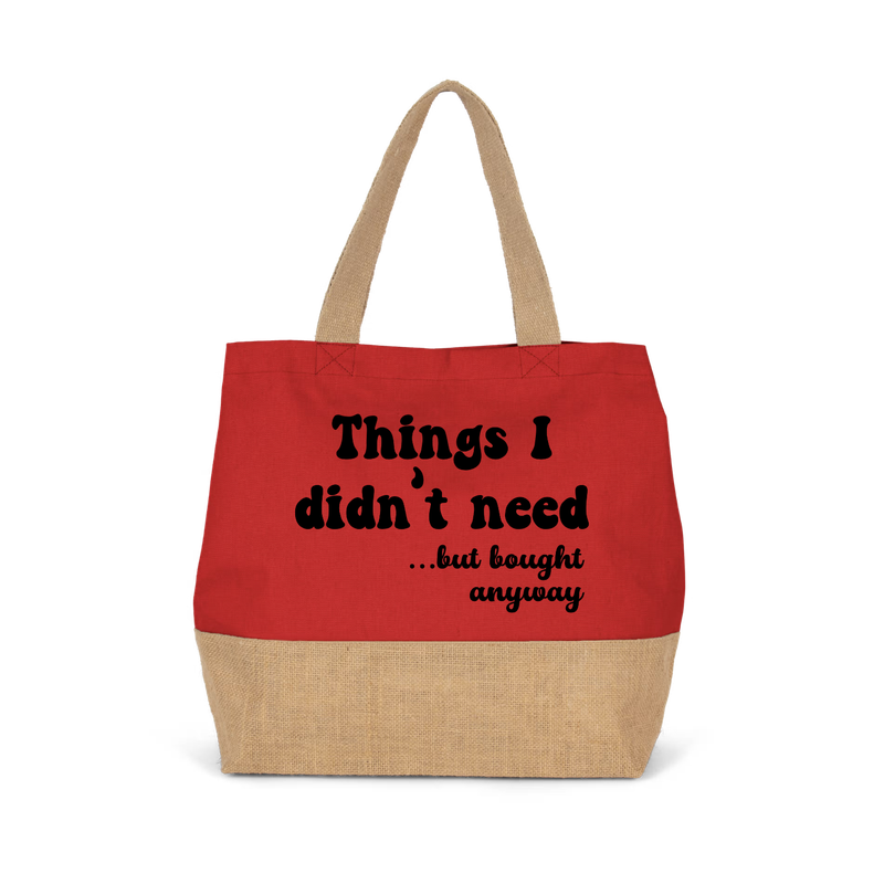 THINGS I DIDN'T NEED... BUT BOUGHT ANYWAY (verschillende kleuren)