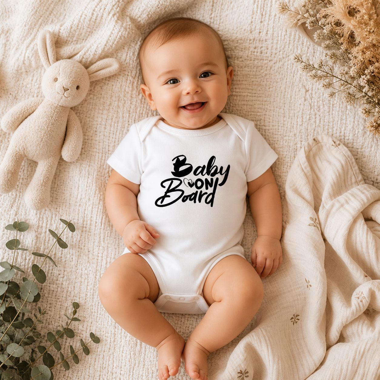 Baby Romper  "Baby on Board" – Schattig Kraamcadeau &amp; Comfortabele Babykleding
