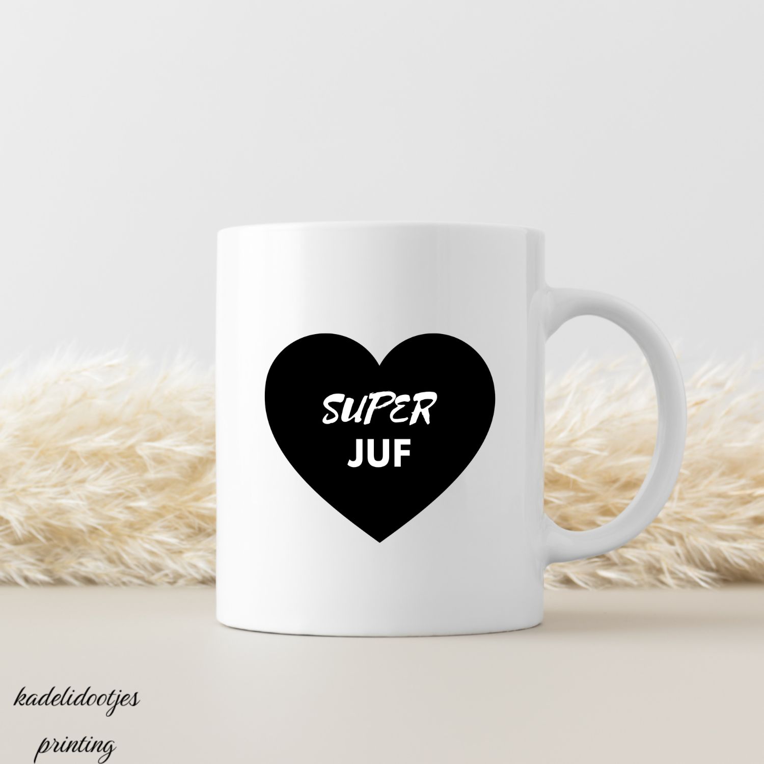 Super Juf - Mok 11oz – Cadeau Juf