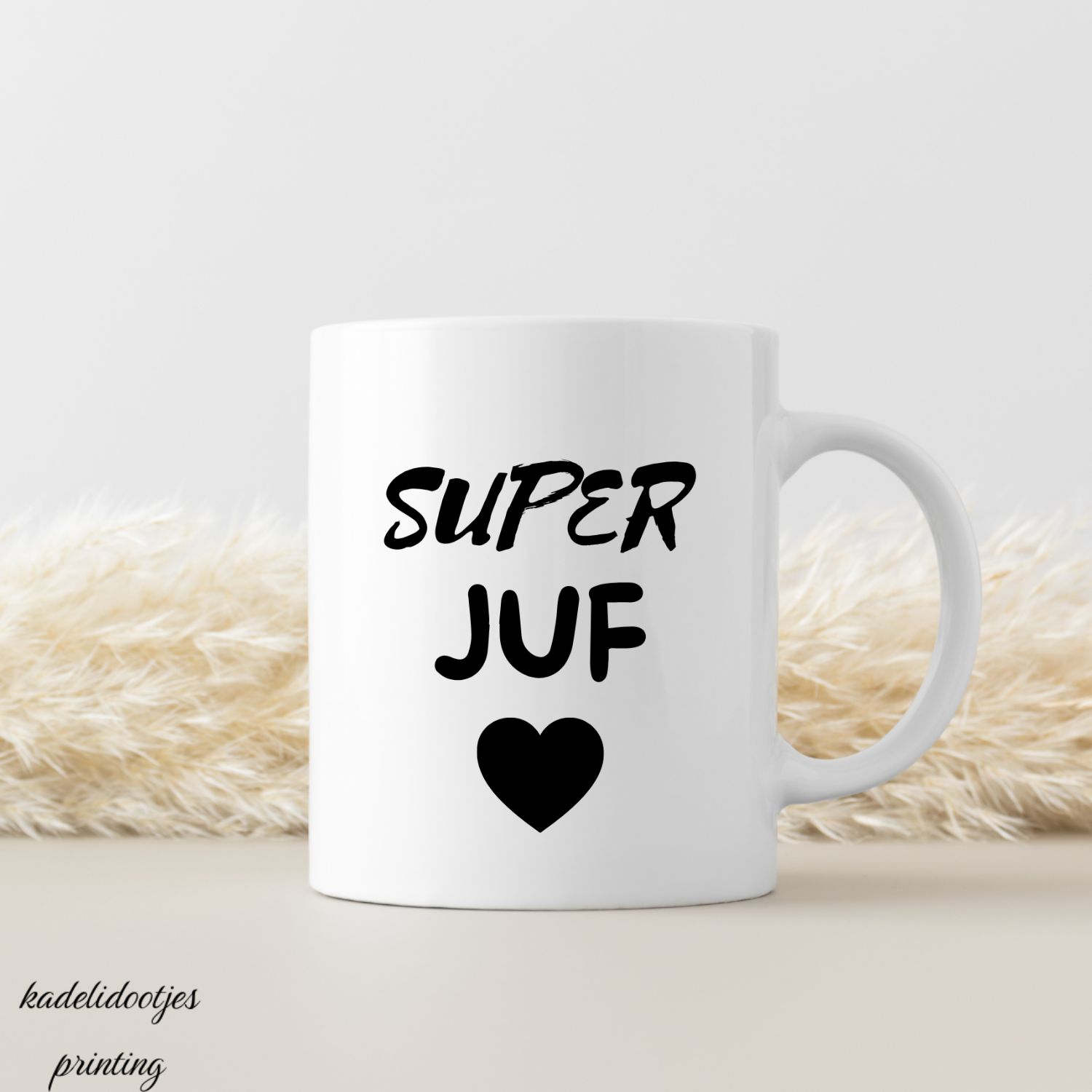 Super Juf - Mok 11oz – Cadeau Juf