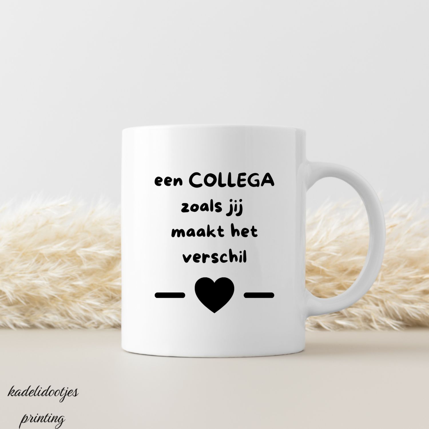 een Collega Zoals Jij Maakt het Verschil - Mok 11oz - Cadeau Collega