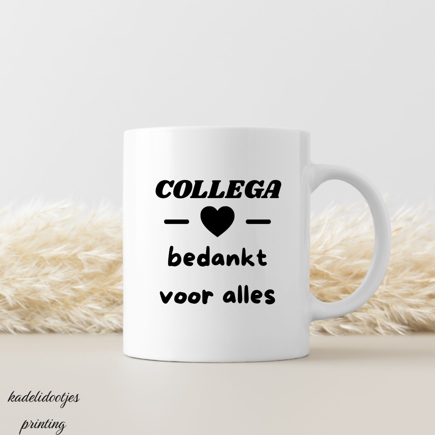 Collega, Bedankt voor Alles - Mok 11oz - Cadeau Collega