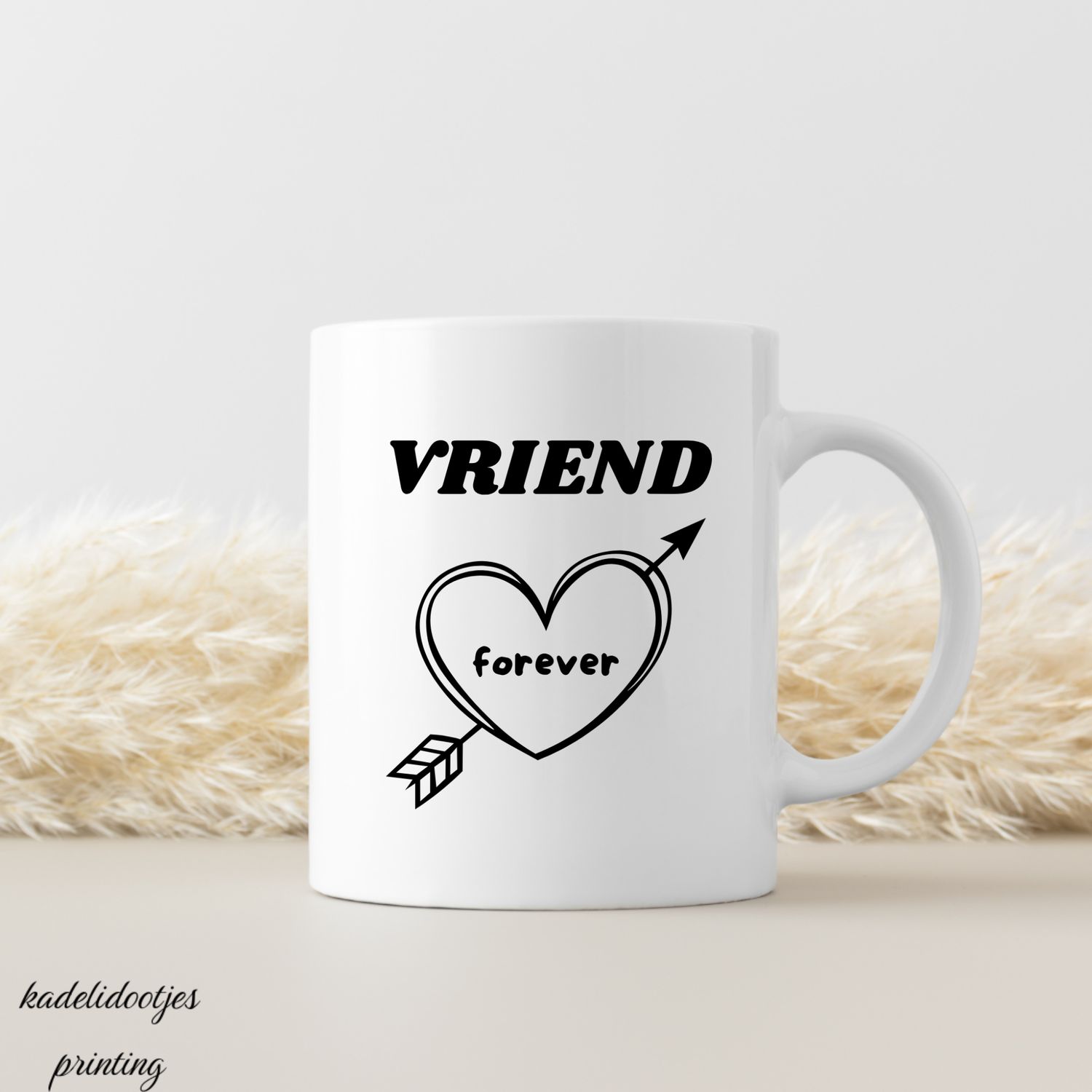Vriend Forever - Mok 11oz - Cadeau Vriend(in)