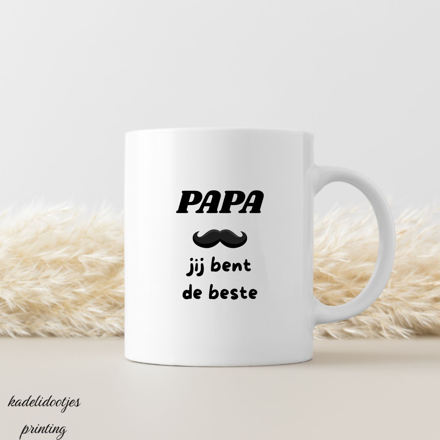 Papa Jij Bent De Beste - Mok 11oz – Cadeau Papa