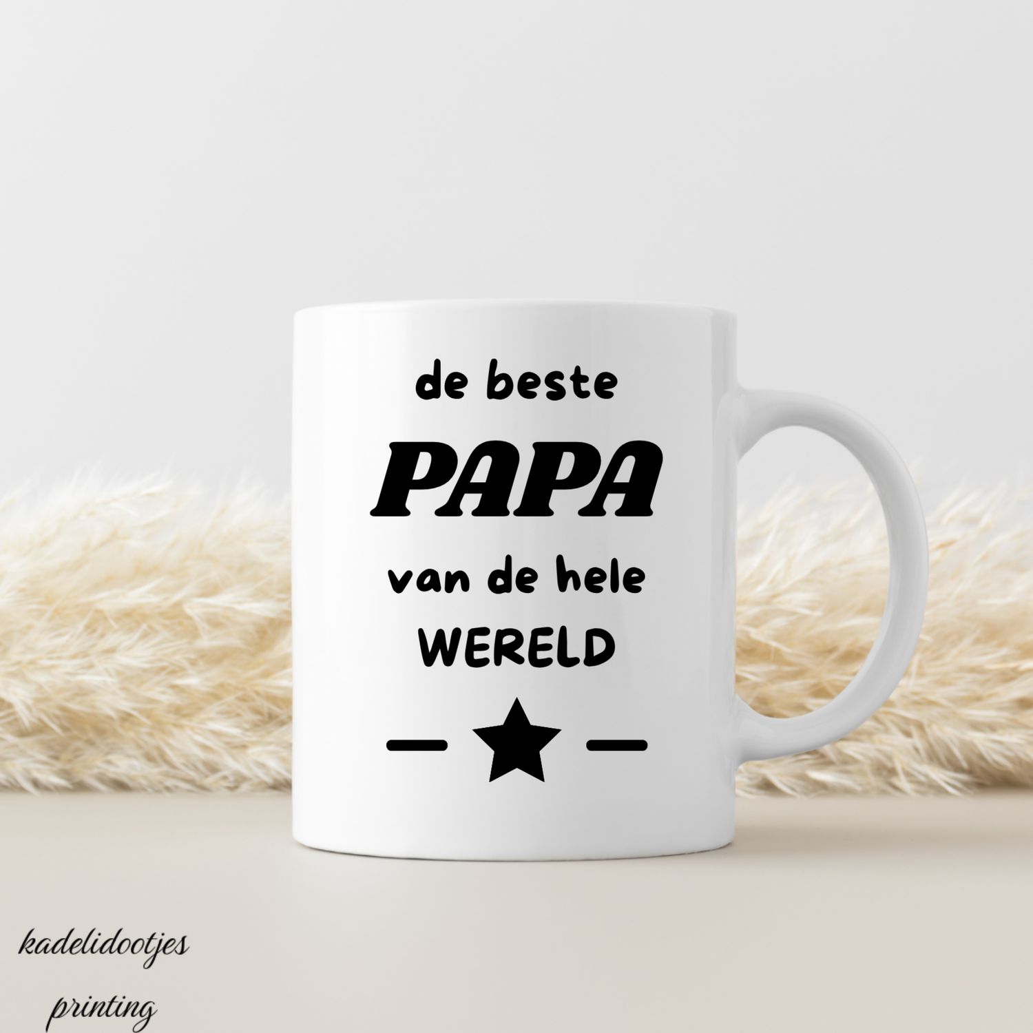 De Beste Papa Van De Hele Wereld - Mok 11oz - Cadeau Papa