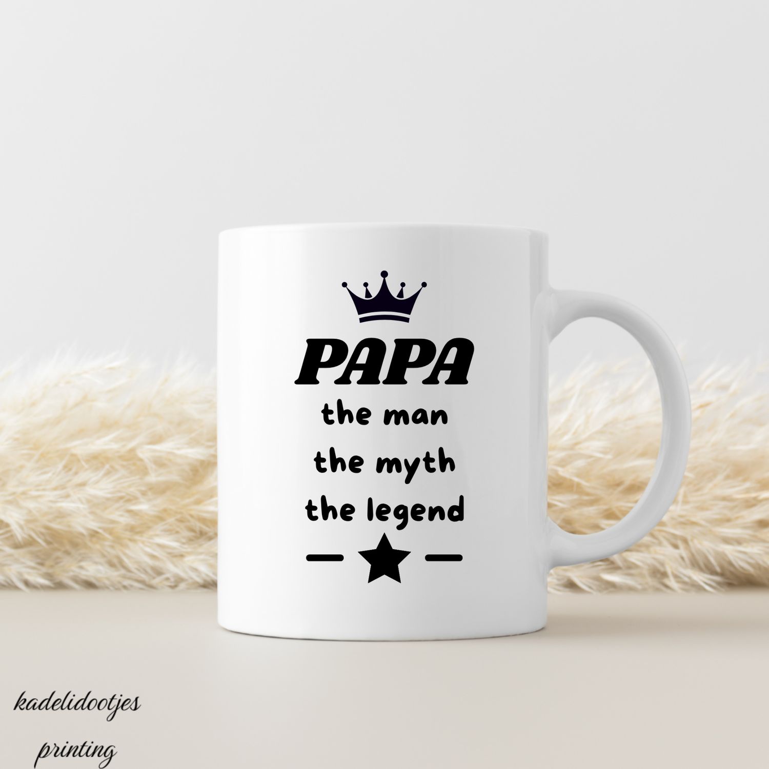 Papa The Man The Myth The Legend - Mok 11oz - Cadeau Papa