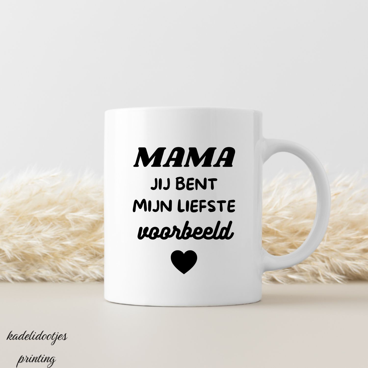 Mama Jij Bent Mijn Liefste Voorbeeld - Mok 11oz - Cadeau Mama