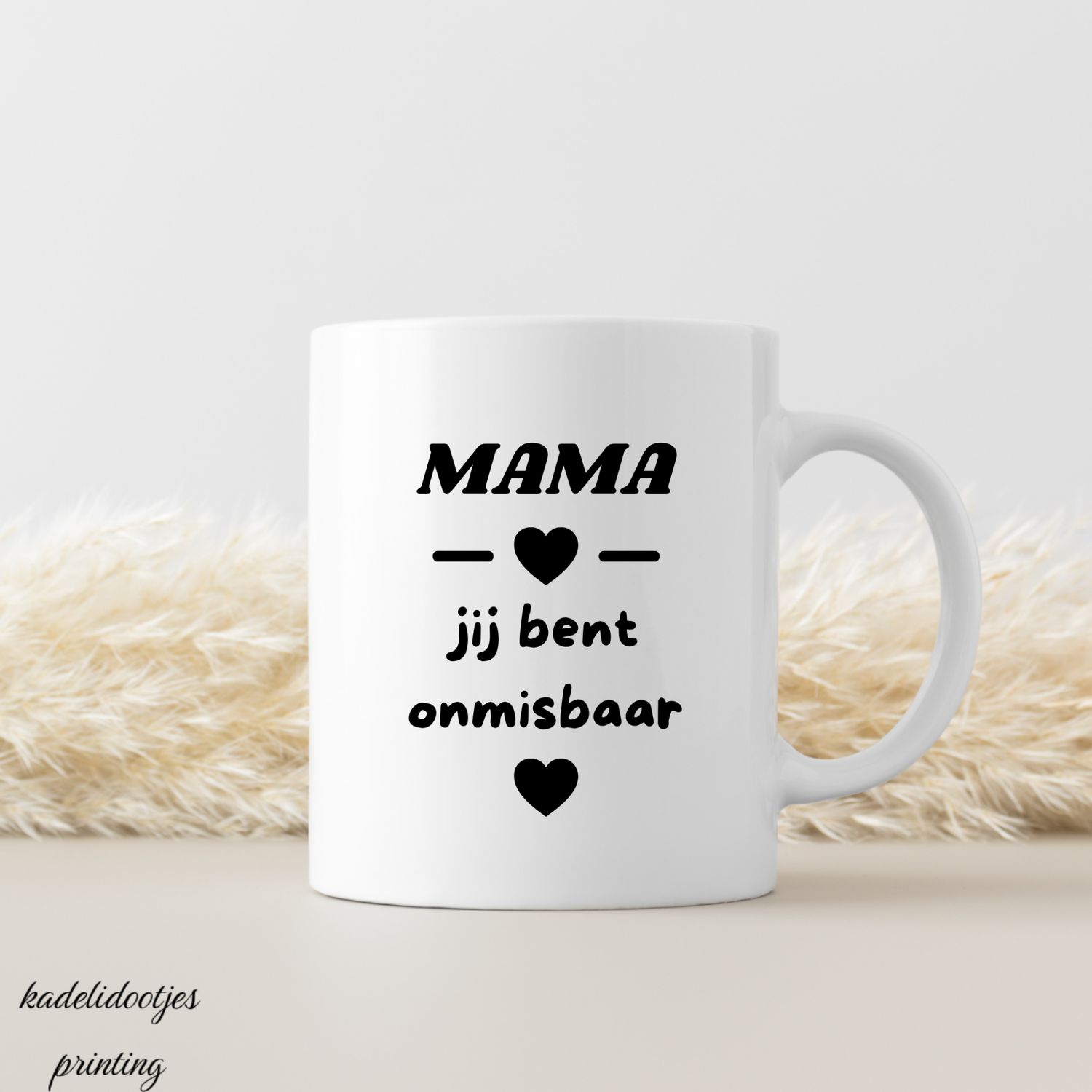 Mama Jij Bent Onmisbaar - Mok 11oz – Cadeau Mama