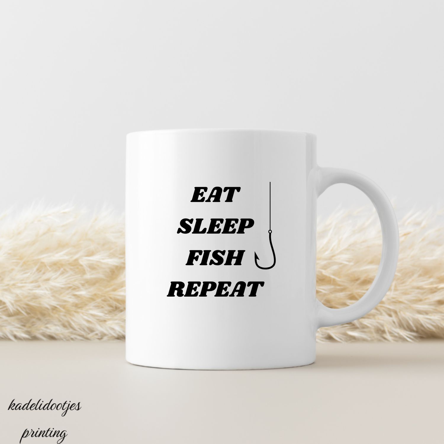 Eat Sleep Fish Repeat - Mok 11oz – Visser Cadeau