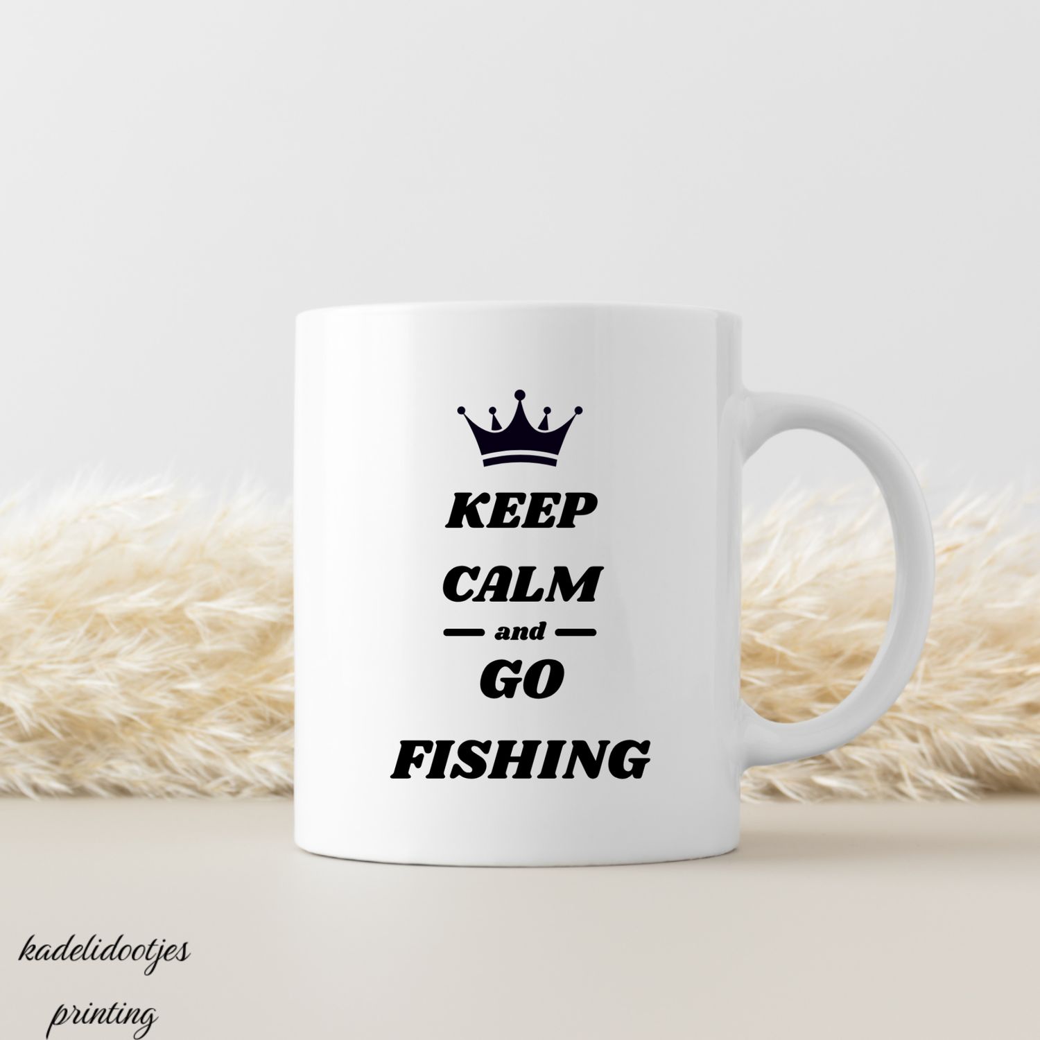 Keep Calm and Go Fishing - Mok 11oz – Visser Cadeau