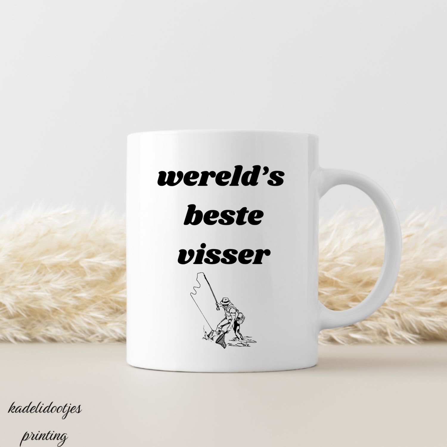 De Beste Visser Ter Wereld - Mok 11oz – Visser Cadeau