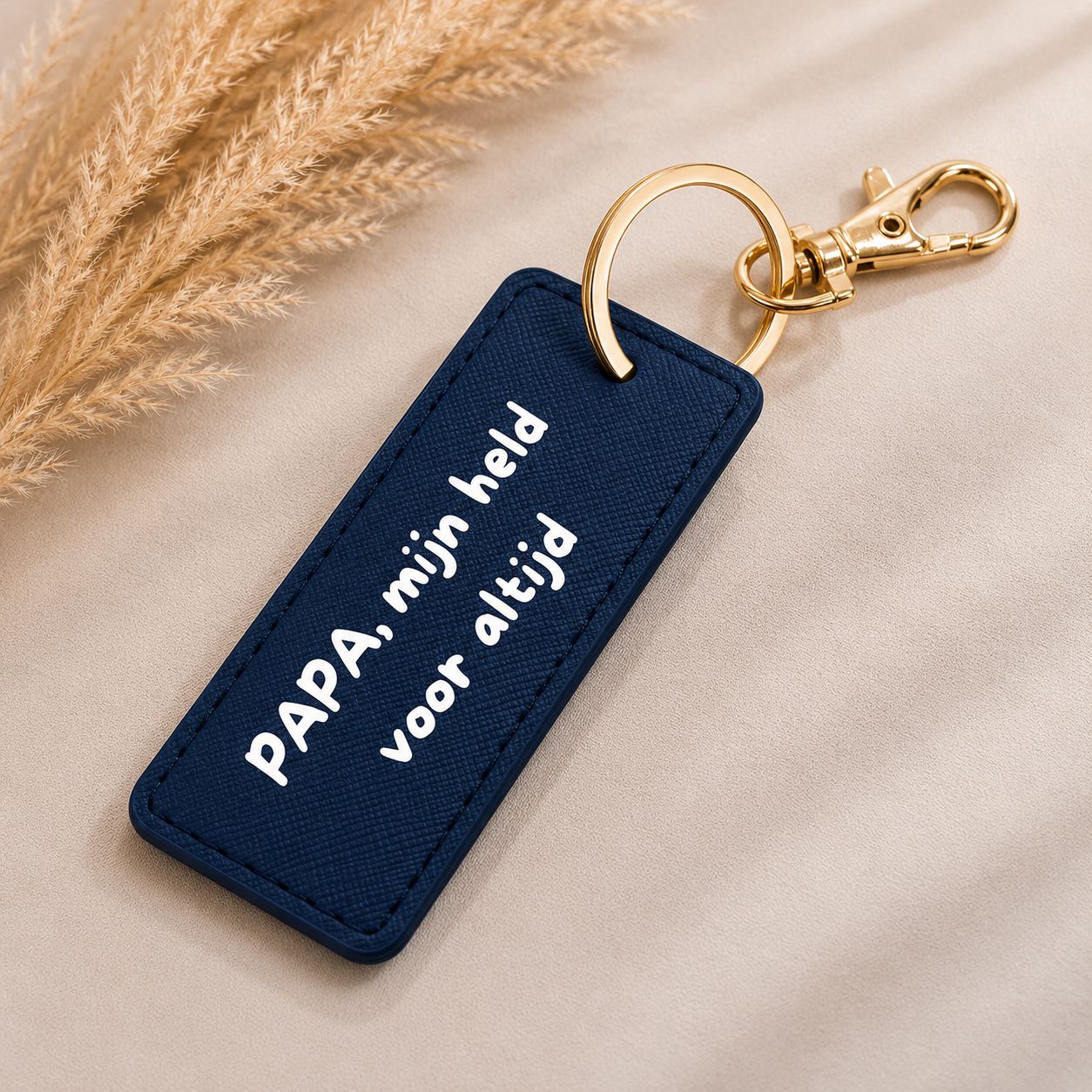 Sleutelhanger Papa Mijn Held Voor Altijd – Persoonlijk Cadeau Voor Papa | Vaderdag Geschenk