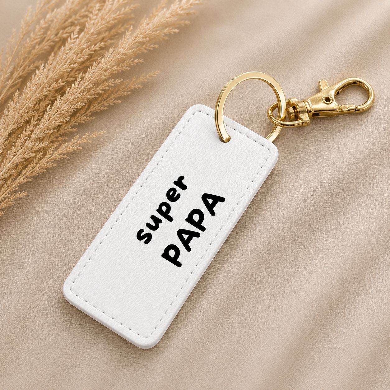 Sleutelhanger Super Papa – Origineel Cadeau Voor Papa | Vaderdag Geschenk
