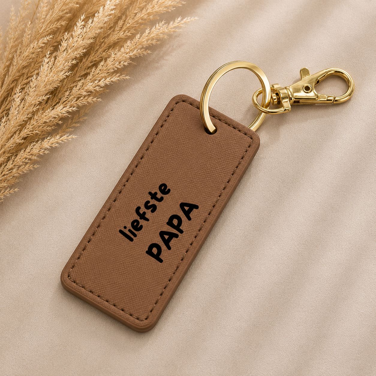 Sleutelhanger Liefste Papa – Persoonlijk Cadeau Voor Papa | Vaderdag Cadeautje