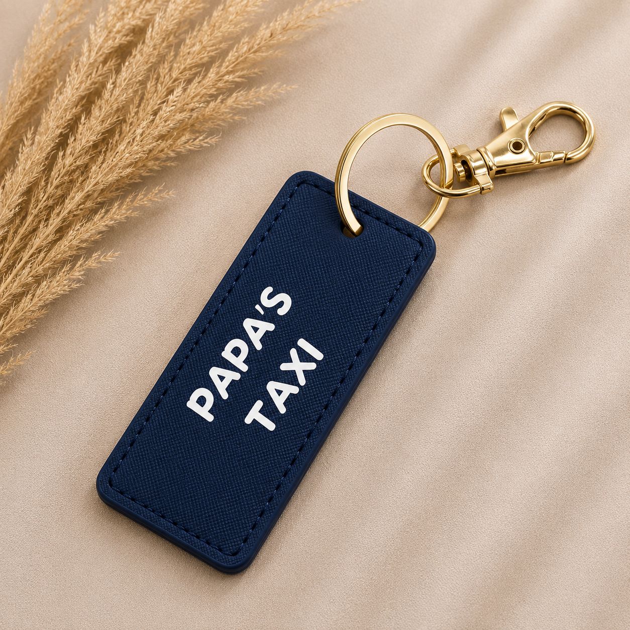 Sleutelhanger Papa’s Taxi – Grappig Cadeau Voor Papa | Origineel Vaderdag Cadeautje