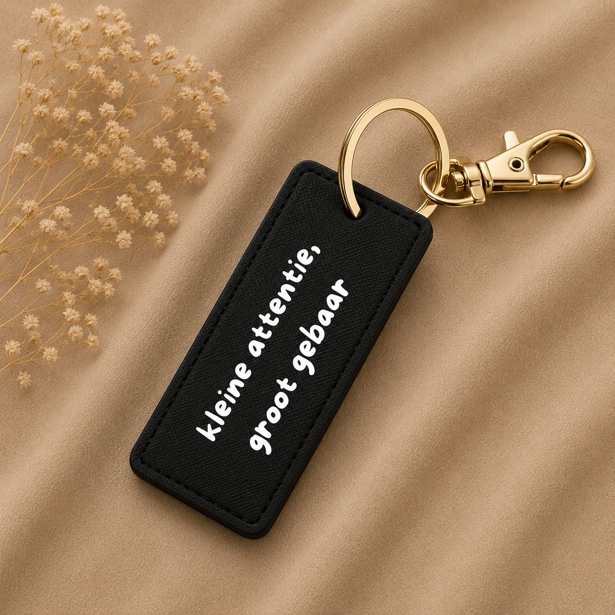 Sleutelhanger Kleine Attentie Groot Gebaar – Betekenisvol Cadeautje