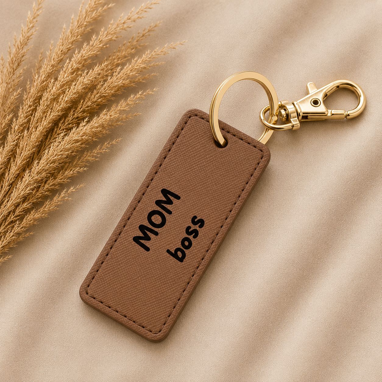 Sleutelhanger Mom Boss – Trendy Cadeau Voor Mama | Origineel Moederdag Geschenk