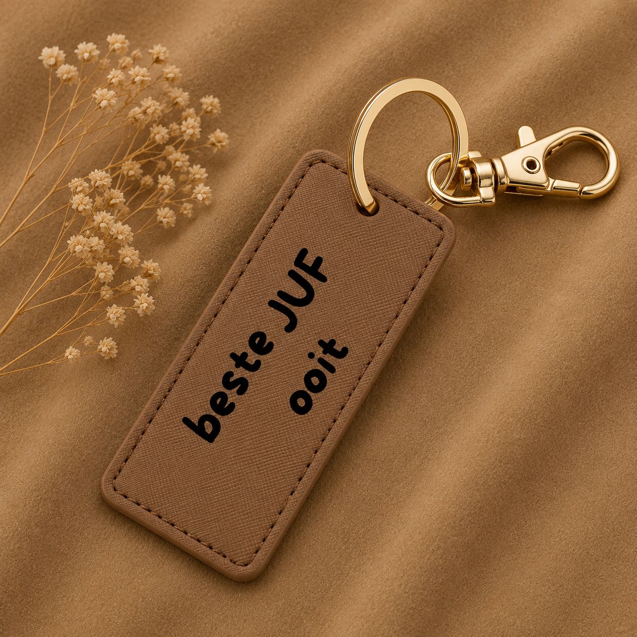 Sleutelhanger Beste Juf Ooit – Origineel Cadeau Voor Juf - Bedankje Schooljaar