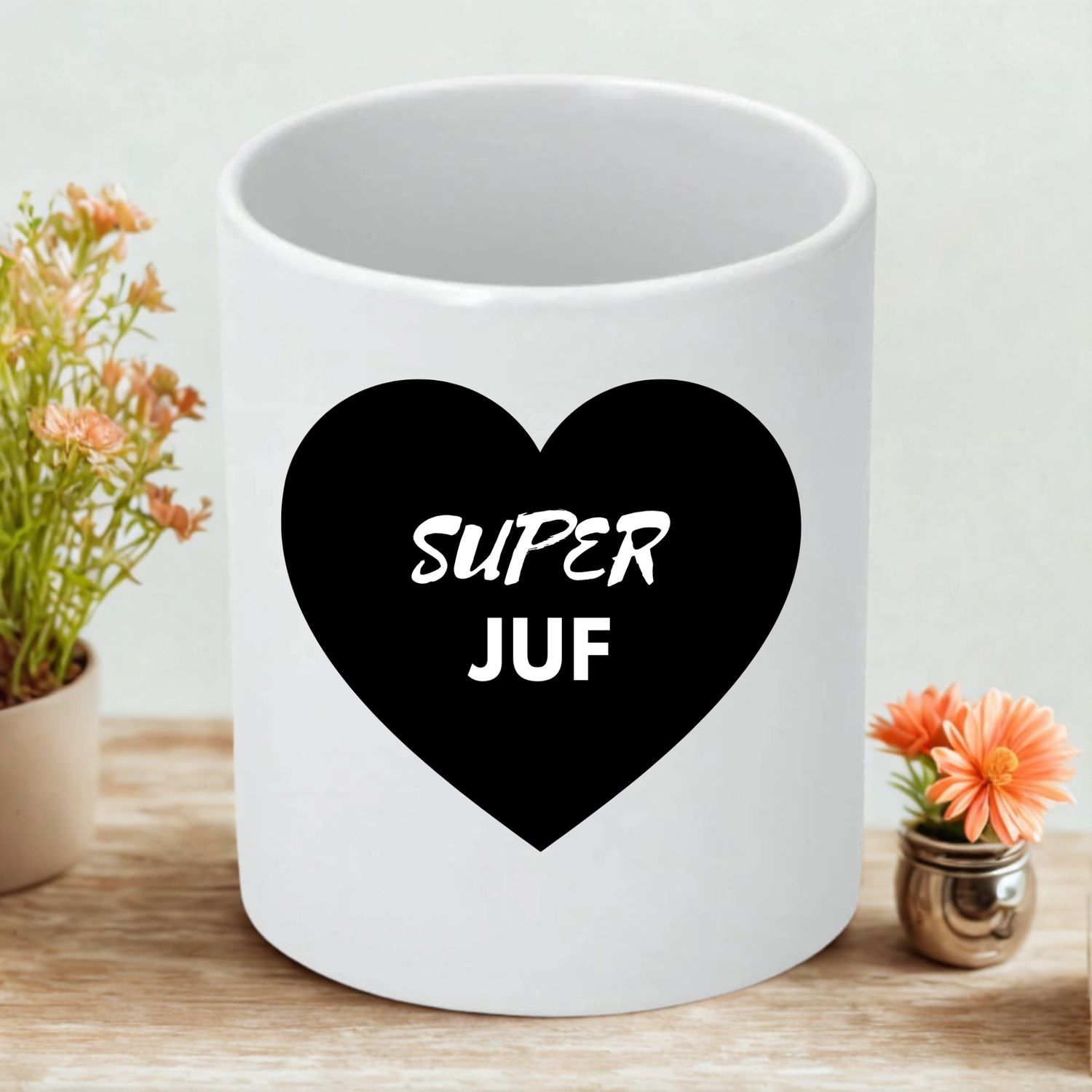 Bloempotje Super Juf – Origineel Cadeau voor de Liefste Juf
