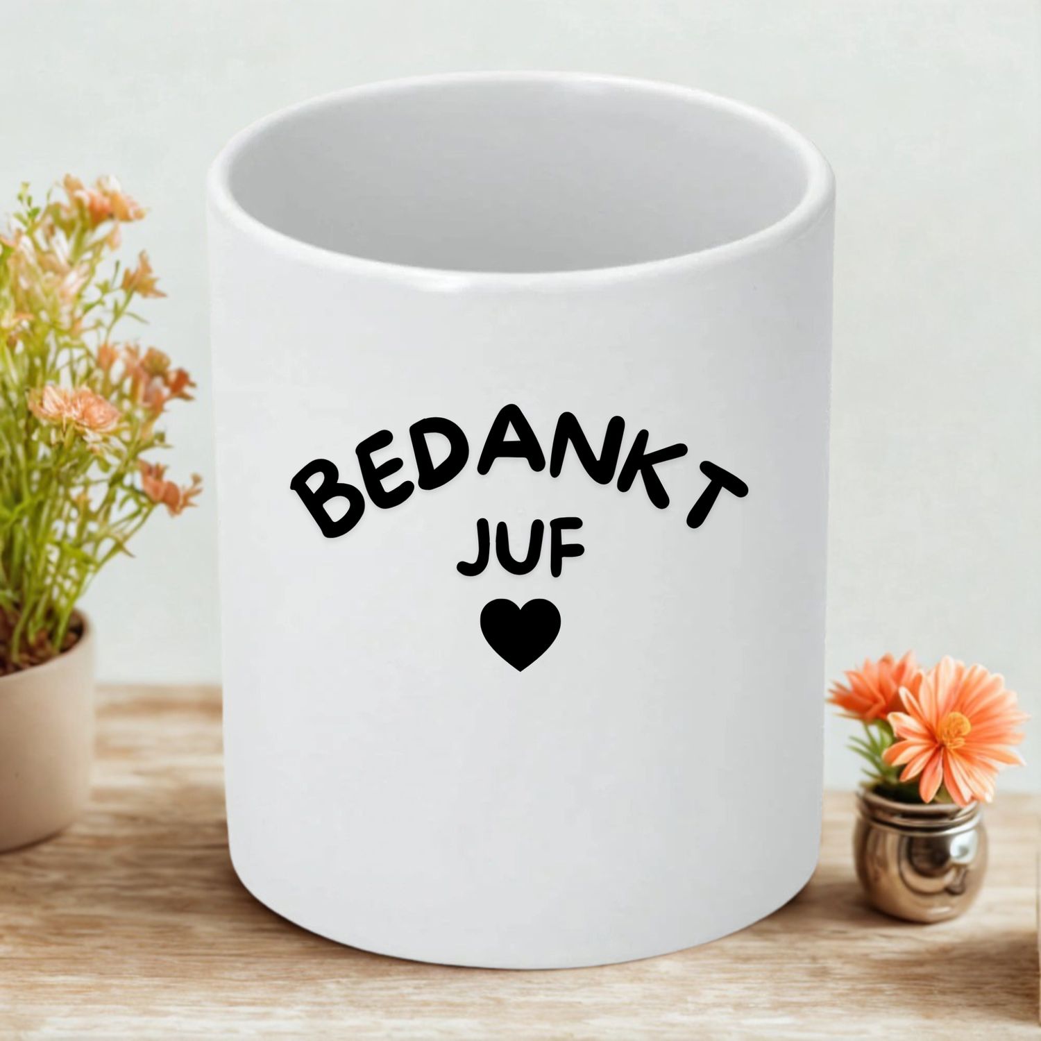 Bloempotje Bedankt Juf – Origineel Bedankje voor de Juf