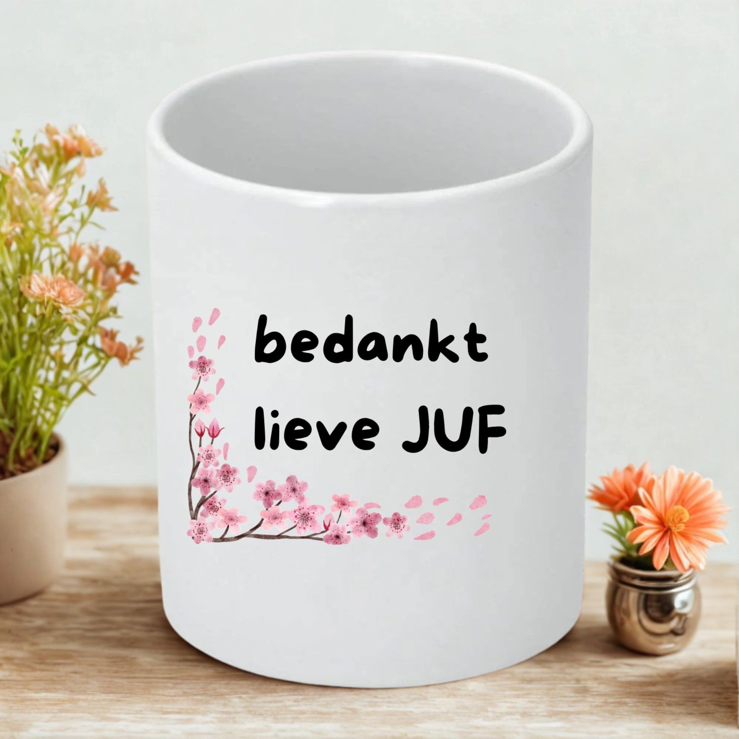 Bloempotje Bedankt Lieve Juf – Origineel Bedankje voor de Juf