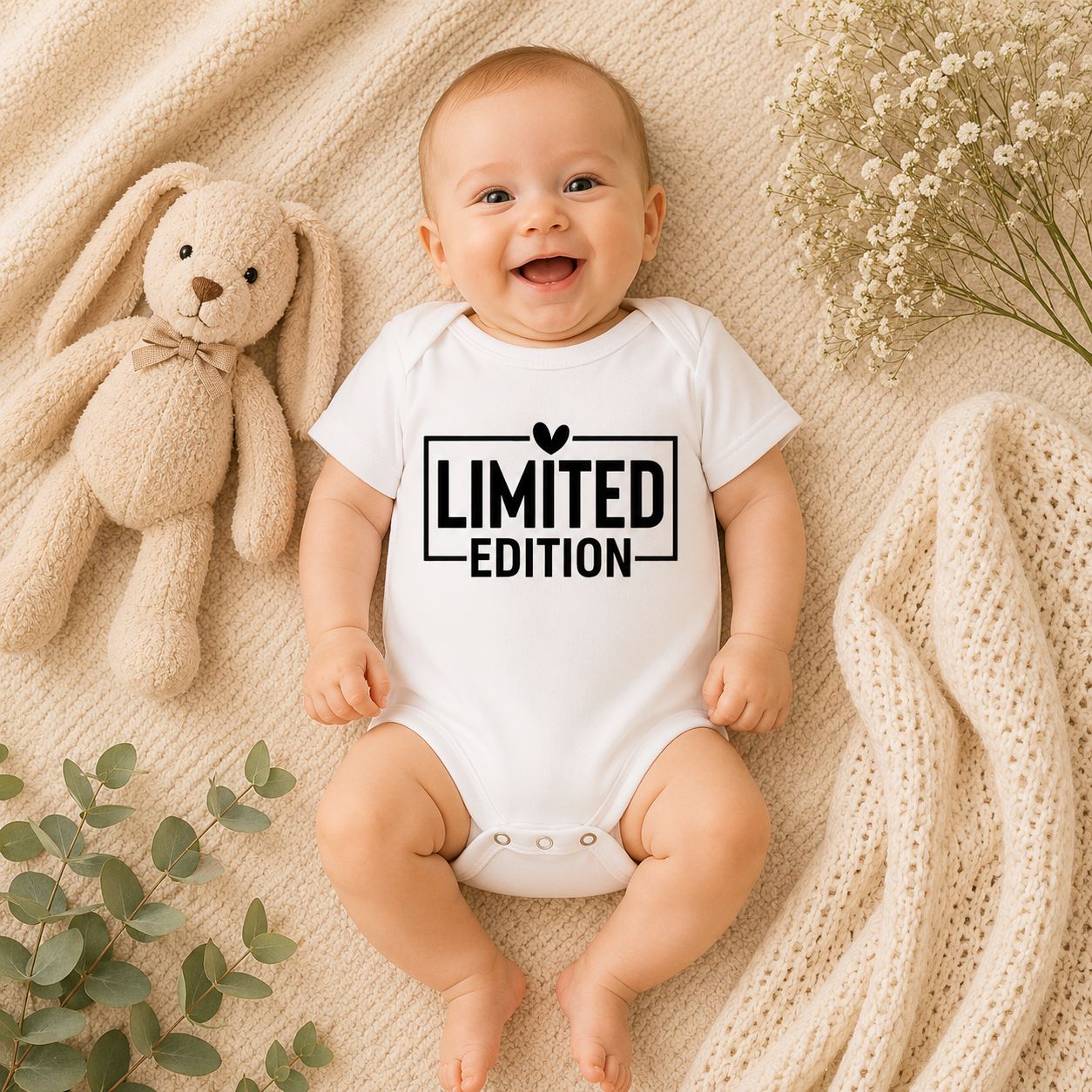 Baby Romper “Limited Edition” – Stoere Babykleding &amp; Origineel Kraamcadeau