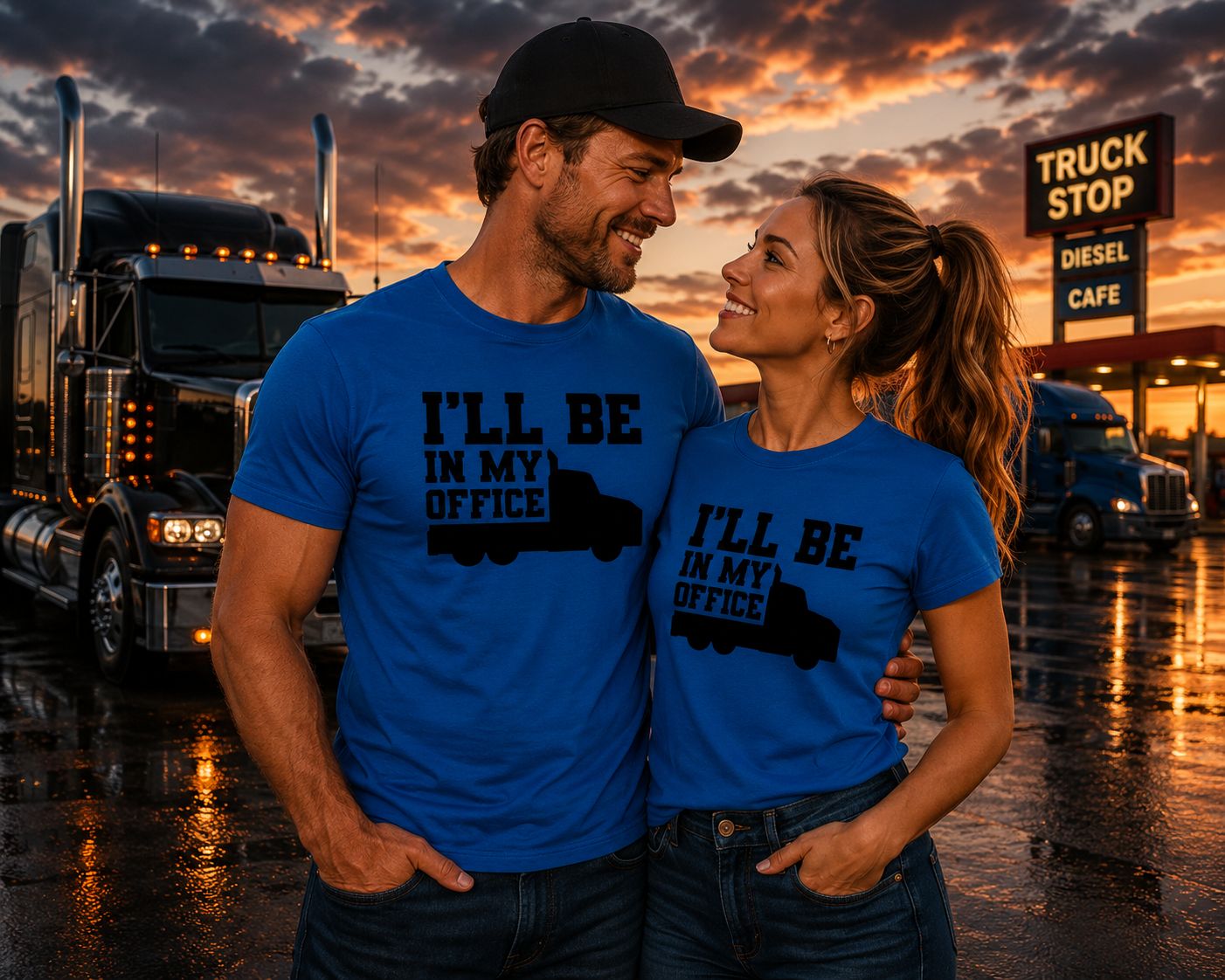 I’ll Be In My Office T-Shirt – Grappig Trucker T-Shirt – Stoer Shirt Voor Vrachtwagenchauffeurs