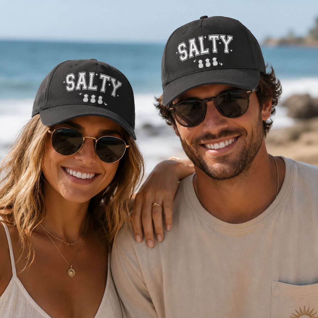 Salty Pet – Trendy Strandpet – Unisex Cap Voor Strand, Vakantie &amp; Zomerse Vibes