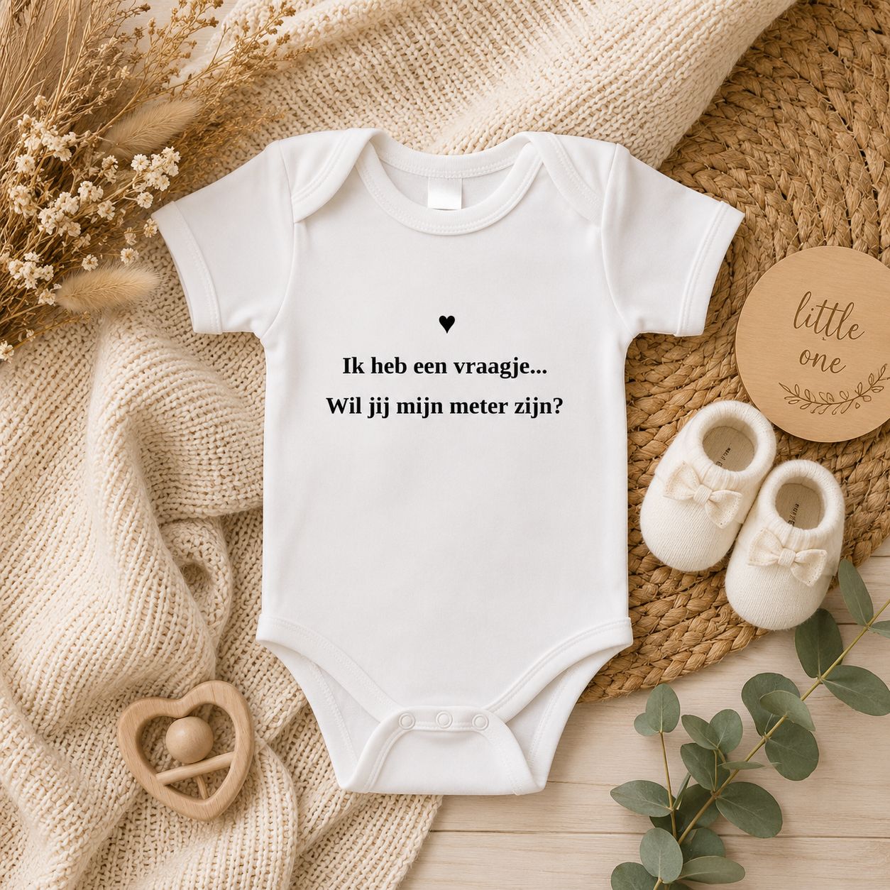 Ik Heb Een Vraagje... Wil Jij Mijn Meter Zijn? Rompertje | Origineel Meter Cadeau
