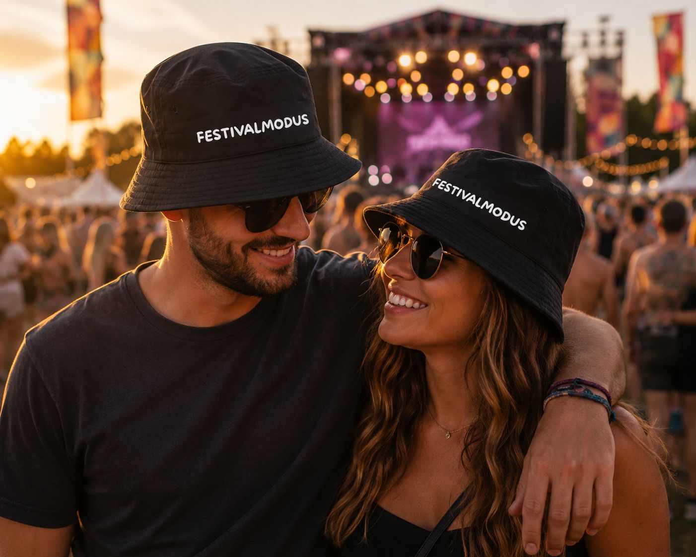 Festivalmodus Bucket Hat – Vissershoedje voor Festivals &amp; Zomerse Dagen
