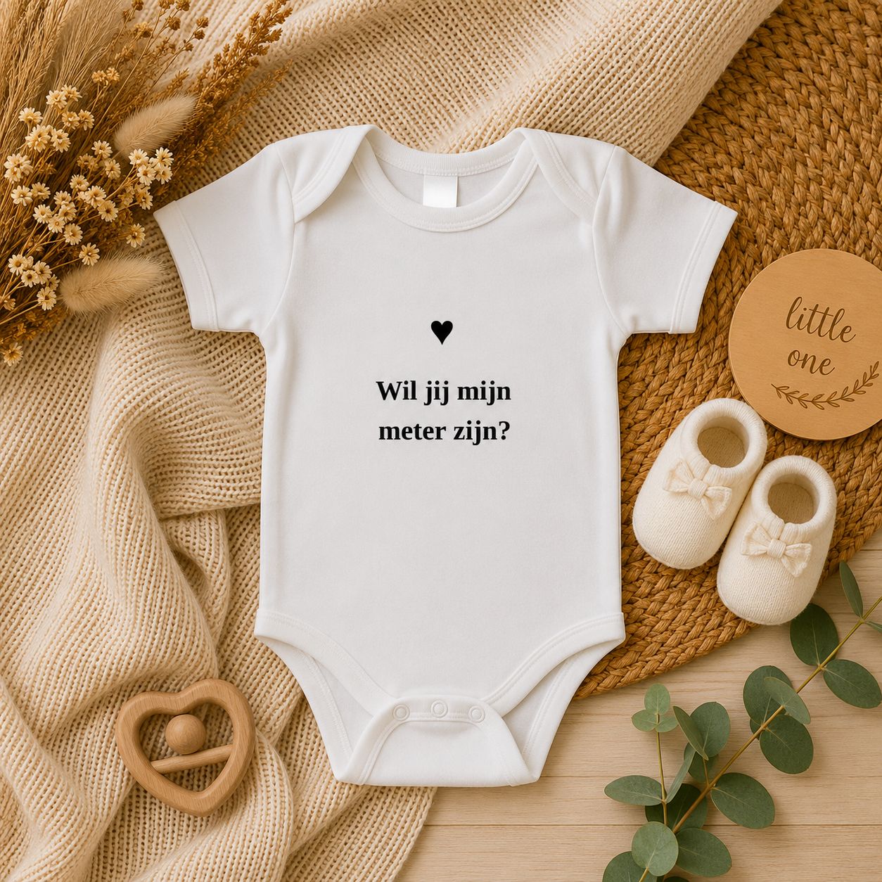Wil Jij Mijn Meter Zijn? Rompertje – Originele Meter Vraag Baby Romper