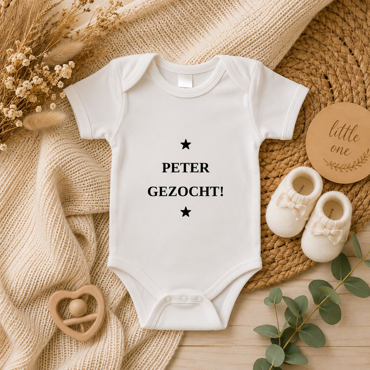 Peter Gezocht! Rompertje – Originele Manier om een Peter te Vragen