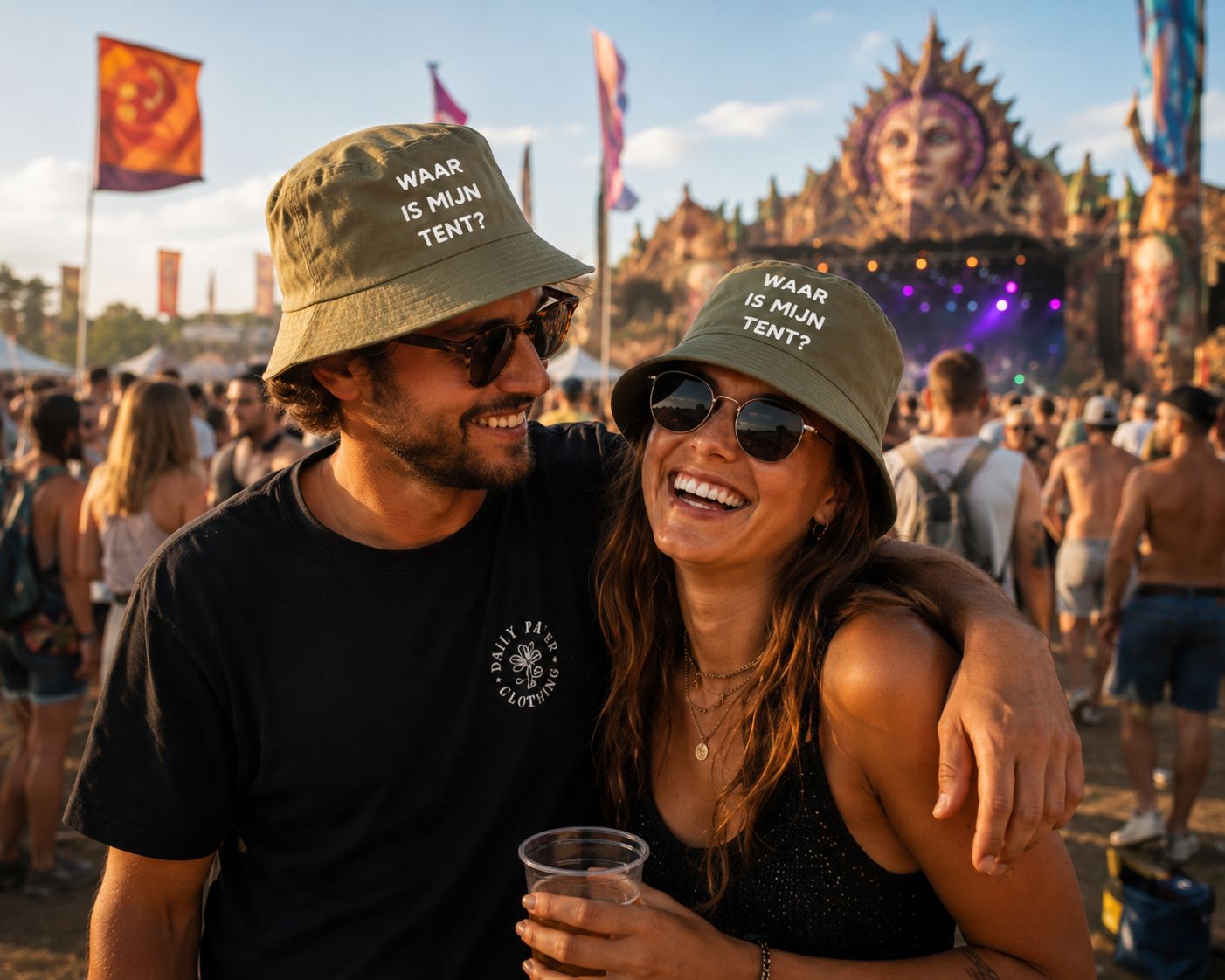 Waar Is Mijn Tent? Bucket Hat – Grappig Festival Vissershoedje