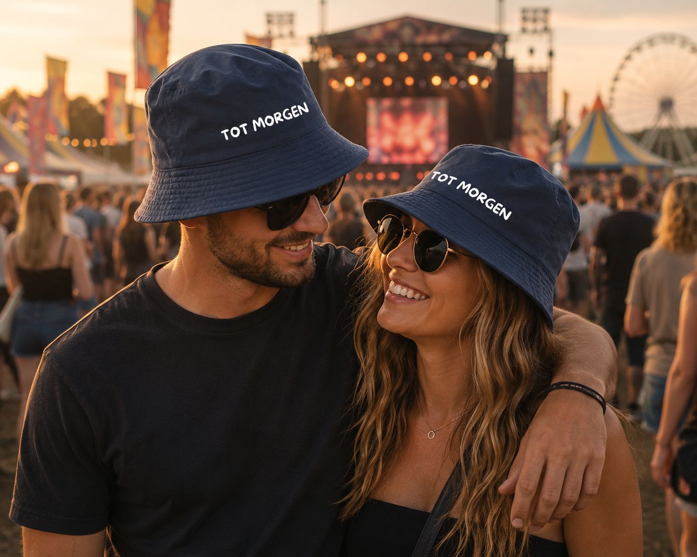 Tot Morgen Bucket Hat – Grappig Vissershoedje voor Festivals en Feestjes