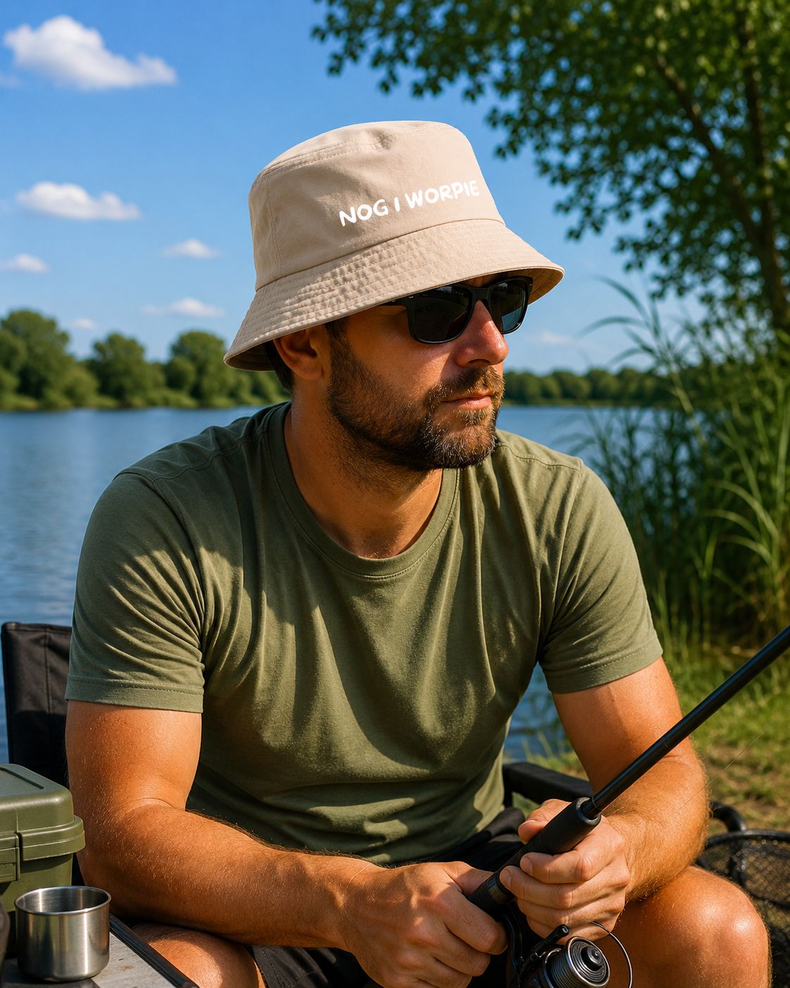 Nog 1 Worpie Vissershoedje – Grappige Bucket Hat voor Echte Visliefhebbers