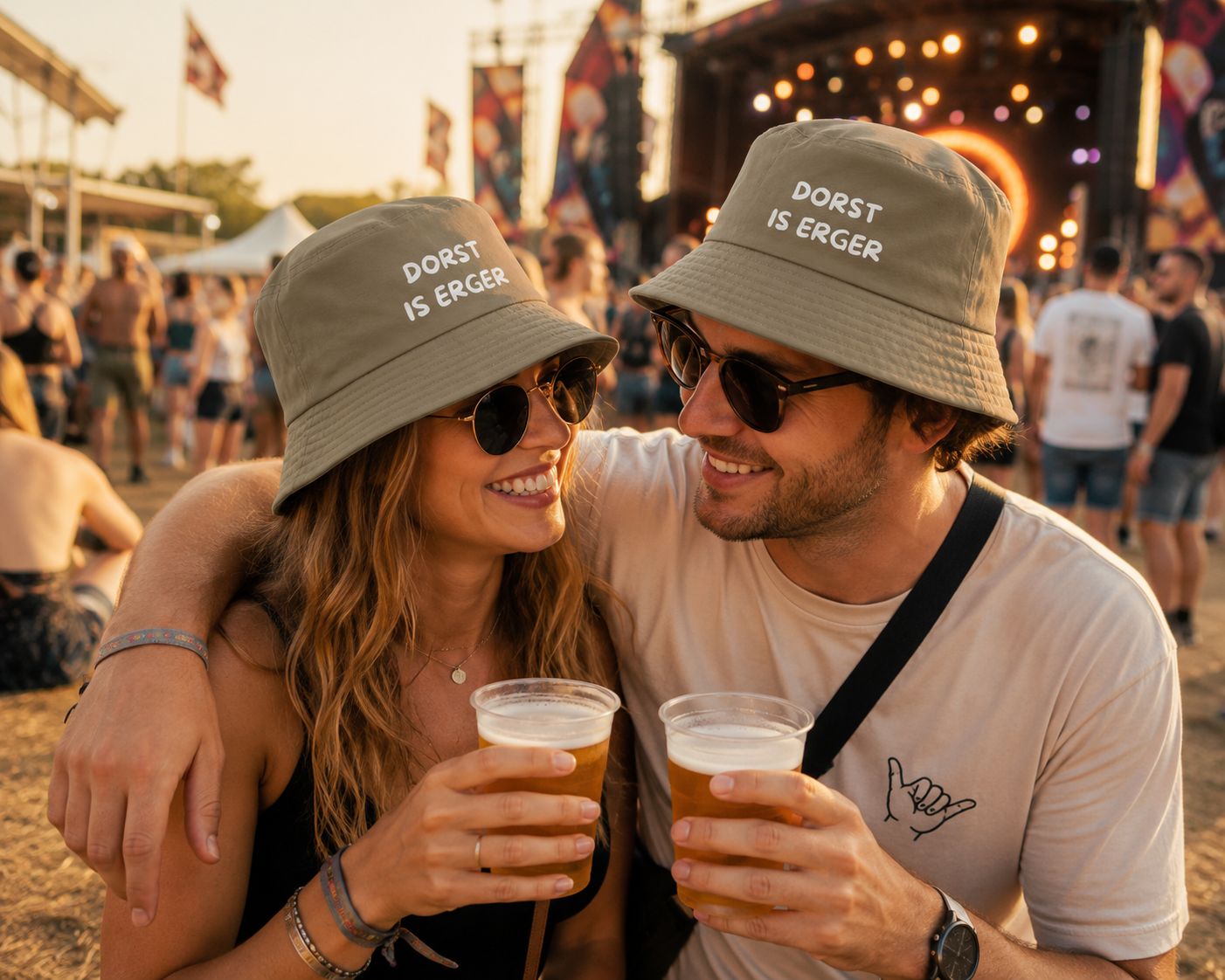 Dorst Is Erger Bucket Hat – Grappig Festivalhoedje voor Bierliefhebbers