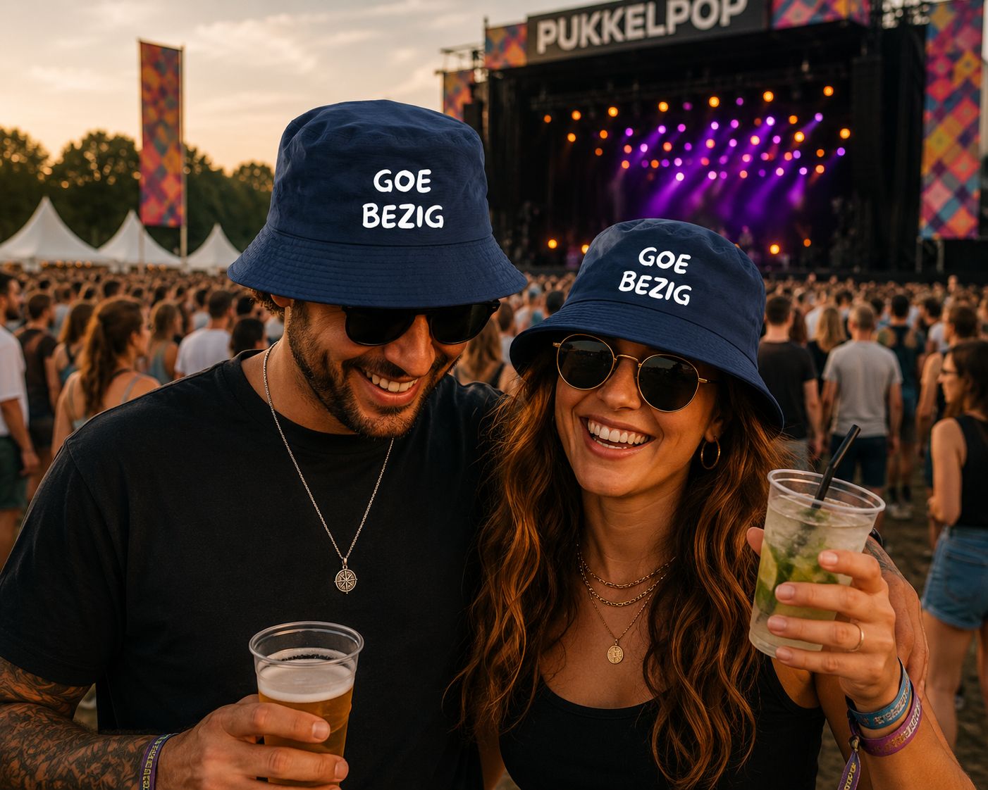 Goe Bezig Bucket Hat | Grappig Vlaams Dialect Festival Hoedje