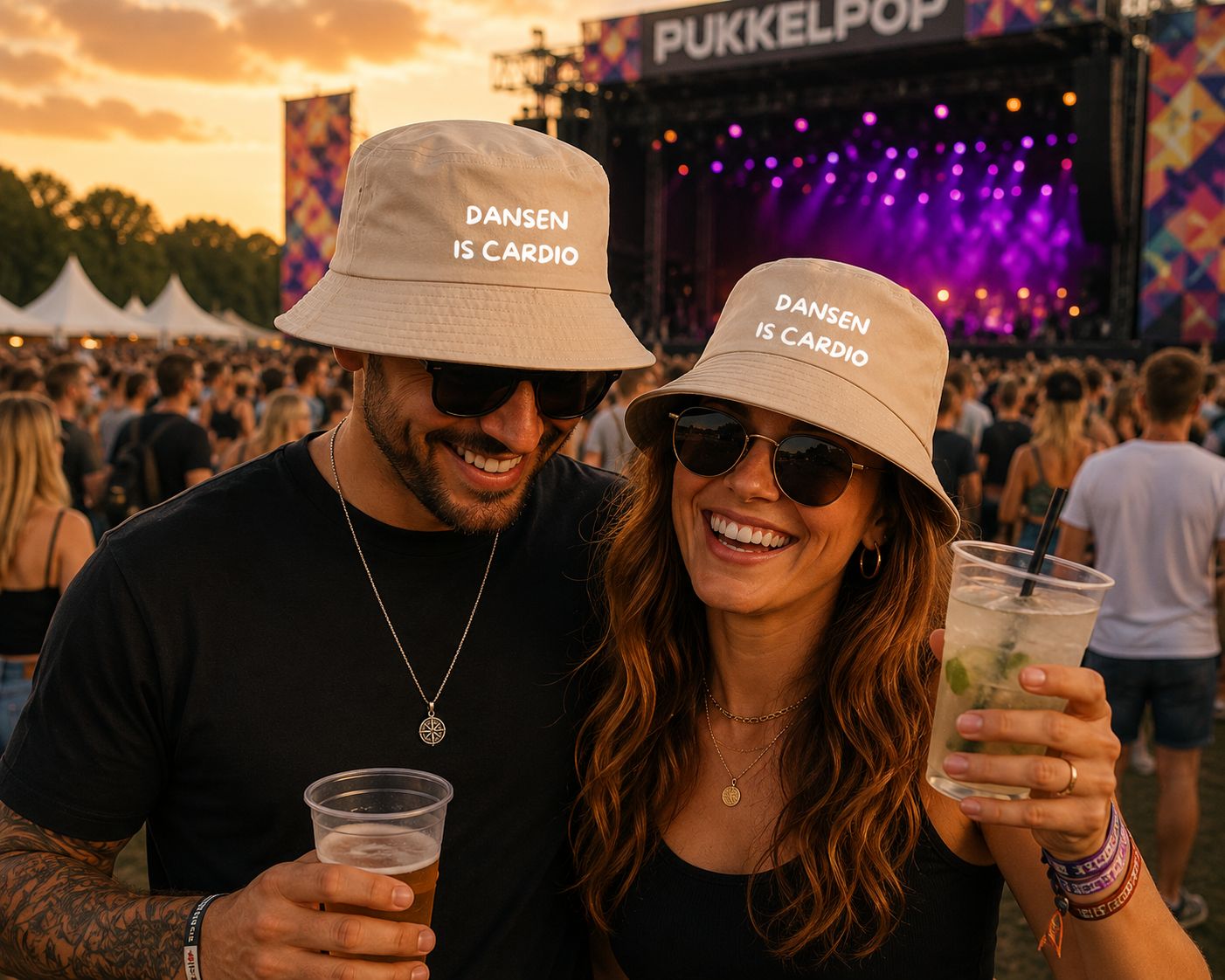Dansen Is Cardio Bucket Hat | Grappig Festival Hoedje met Tekst