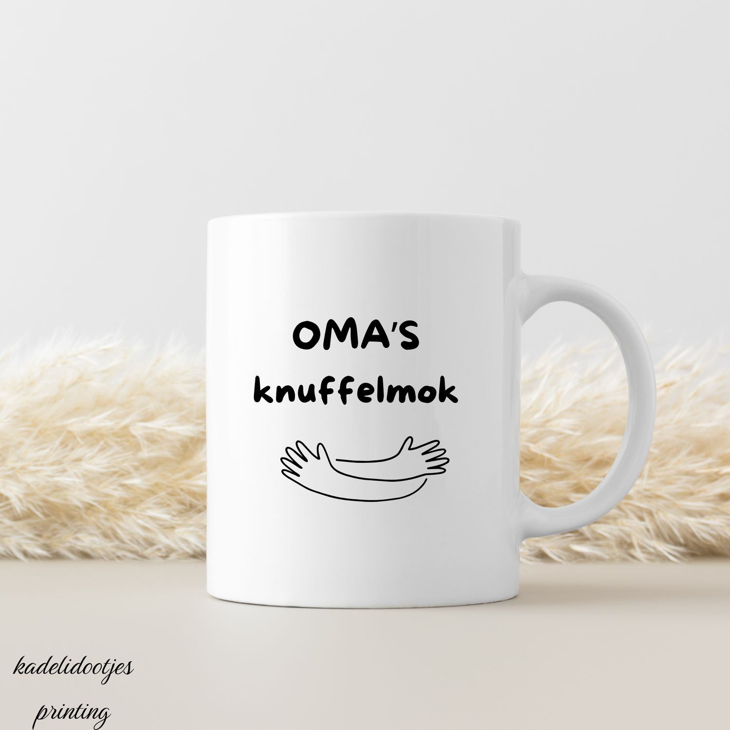 Oma's Knuffelmok – Lief Cadeau voor de Liefste Oma | Kadelidootjes
