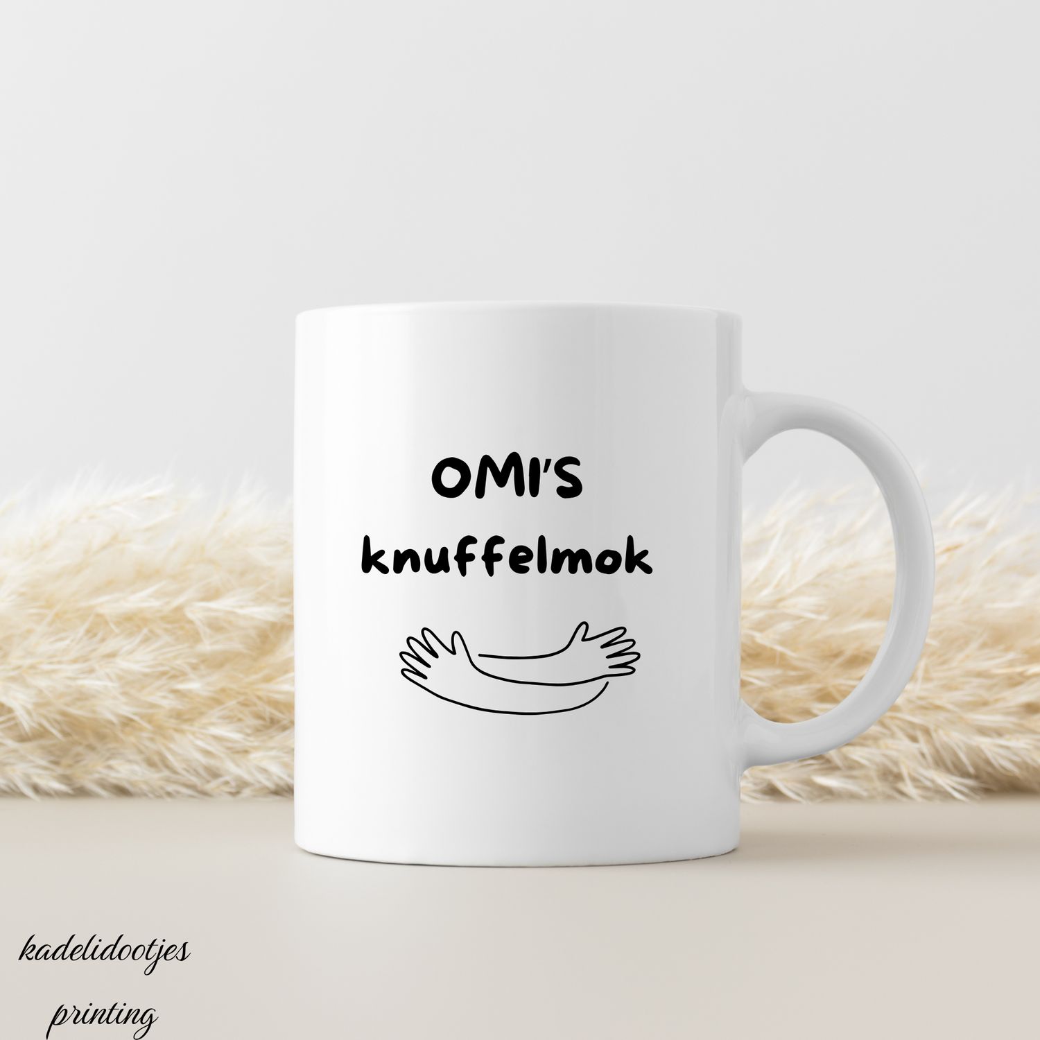 Omi's Knuffelmok – Lief Cadeau voor de Liefste Omi | Kadelidootjes