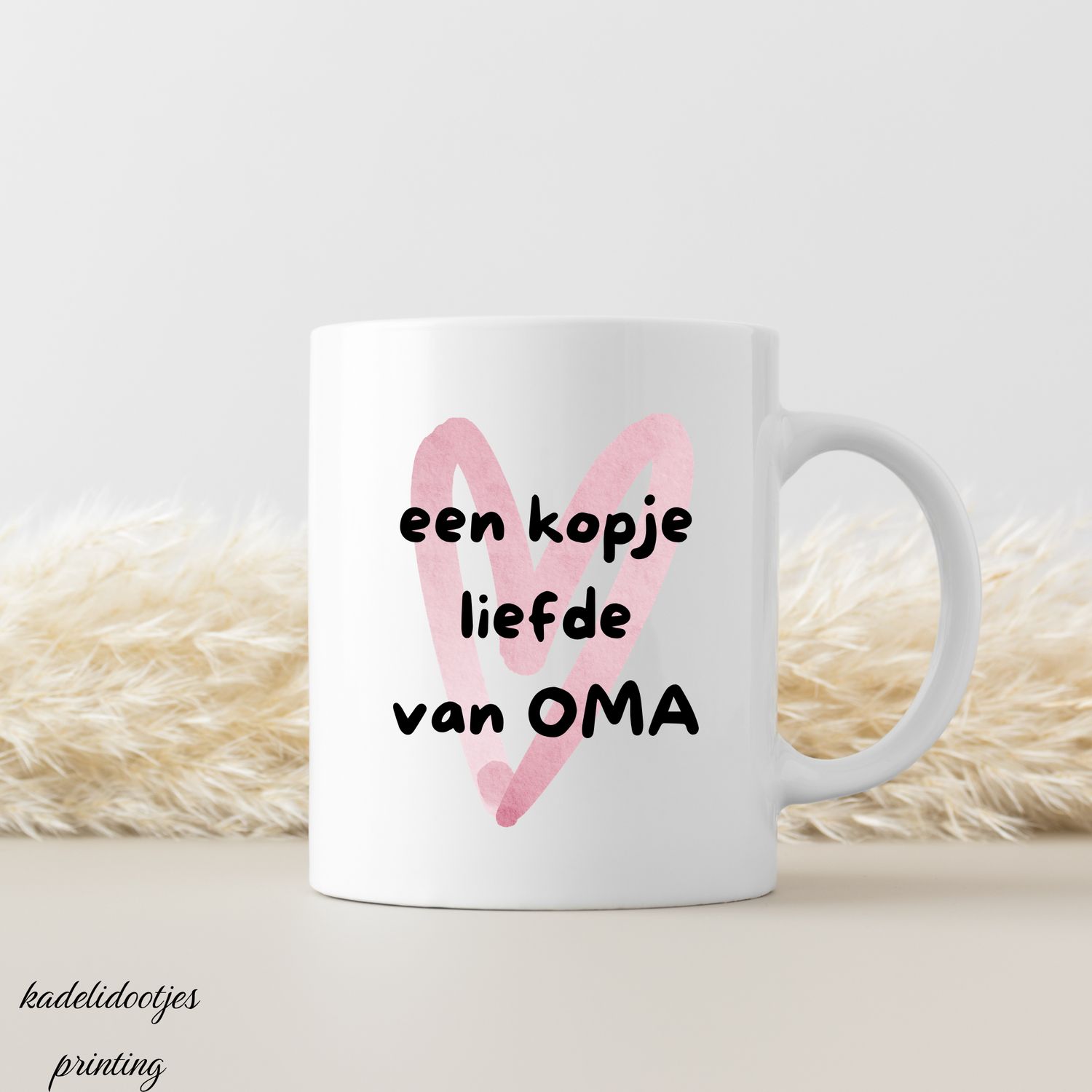 Een Kopje Liefde van Oma Mok – Lief Cadeau voor de Liefste Oma | Kadelidootjes