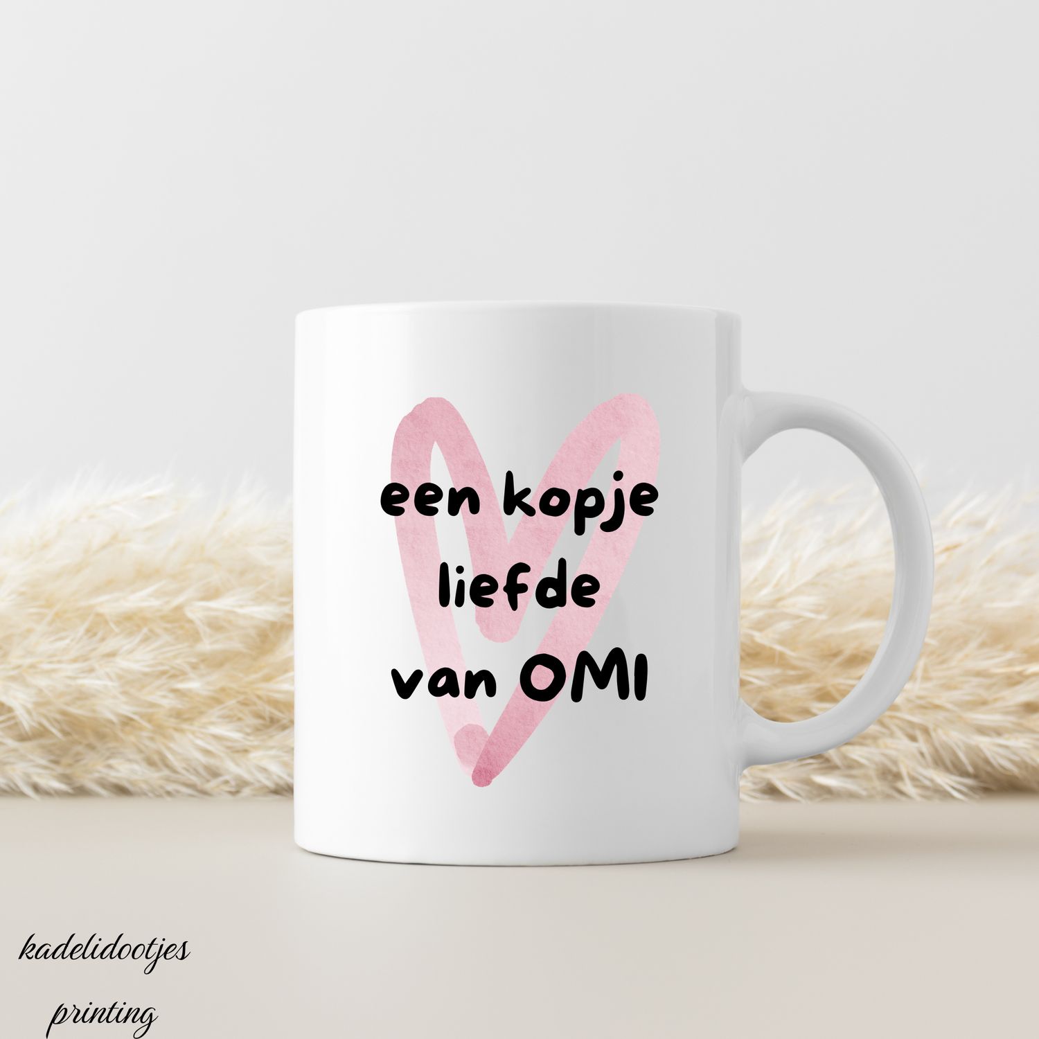 Een Kopje Liefde van Omi Mok – Lief Cadeau voor de Liefste Omi | Kadelidootjes