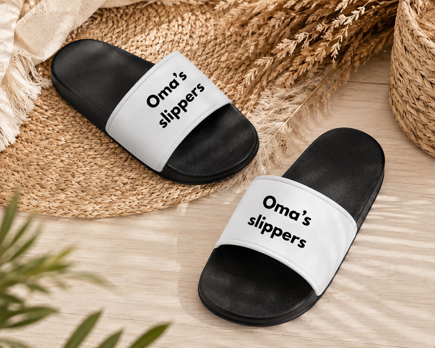 Oma's Slippers – Gepersonaliseerde Slippers voor Oma | Kadelidootjes