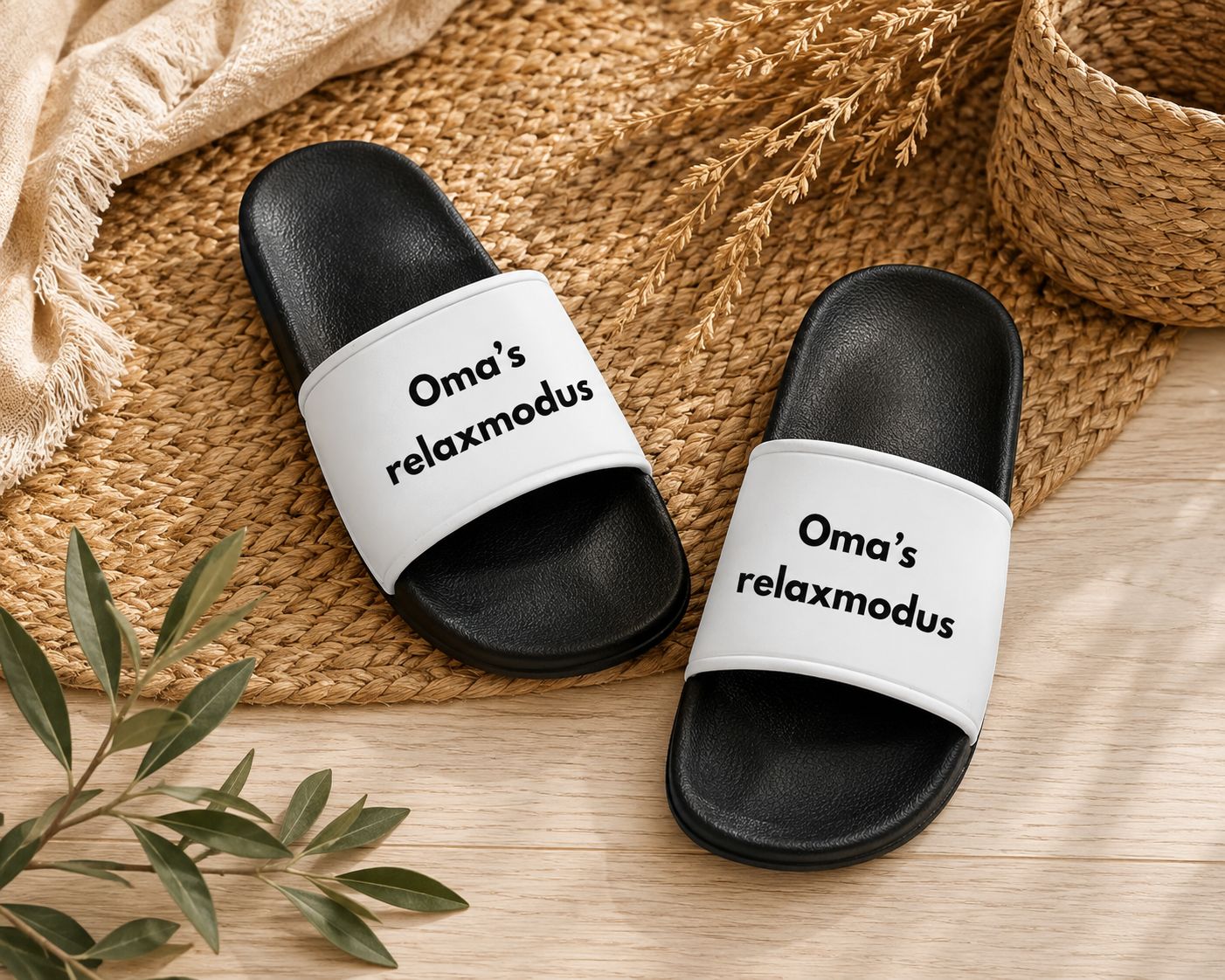 Oma's Relaxmodus Slippers – Gepersonaliseerde Slippers voor Oma | Kadelidootjes