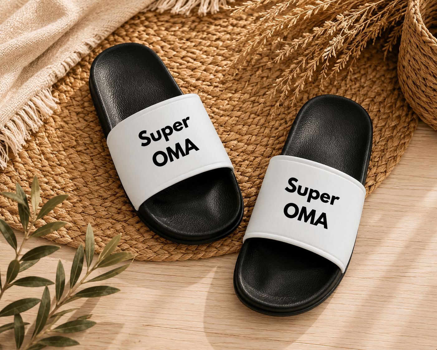 Super Oma Slippers – Gepersonaliseerde Slippers voor de Liefste Oma | Kadelidootjes